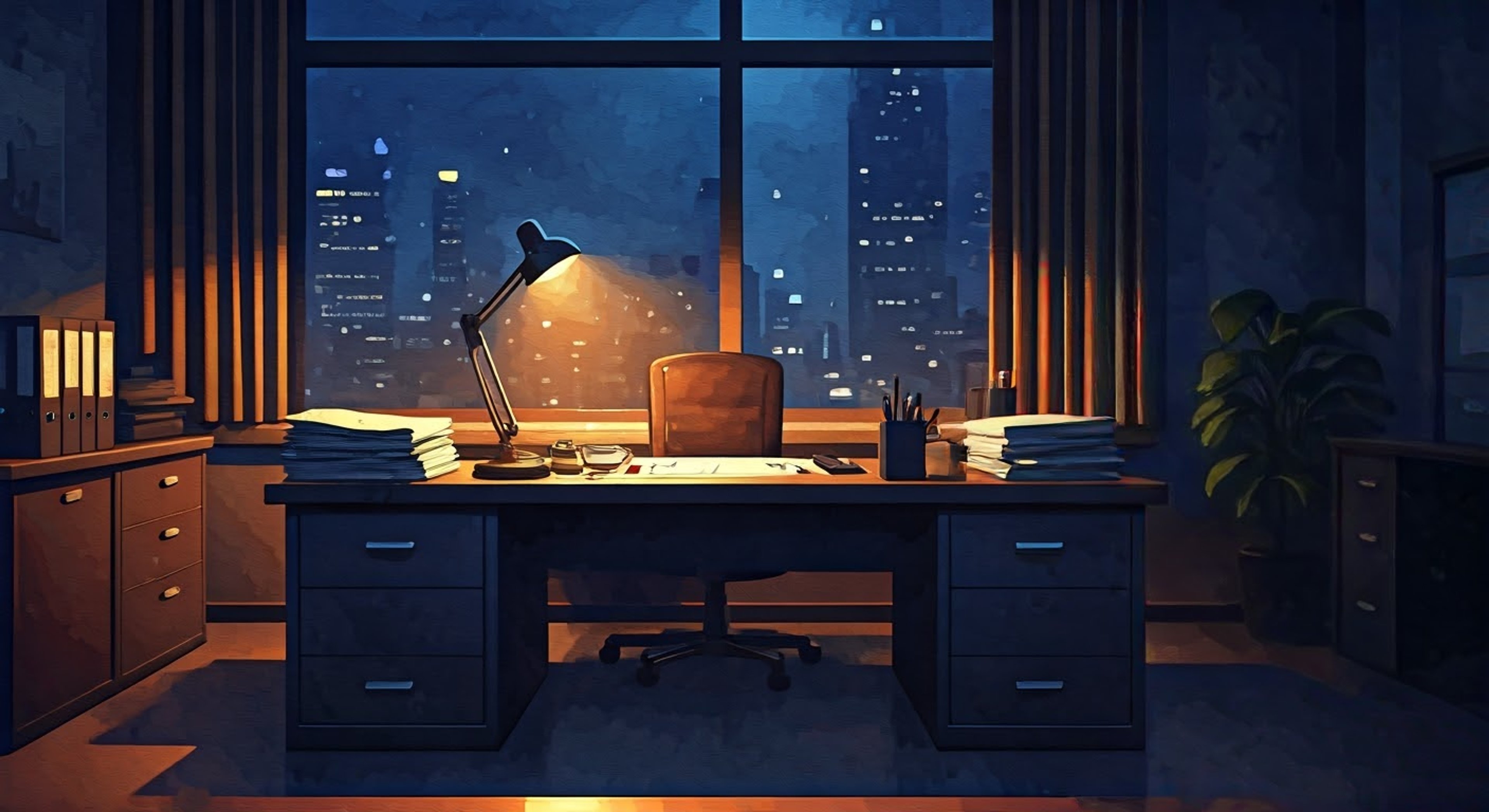 You find yourself in a tense standoff with Inspector Hasegawa, his commanding presence filling the dimly lit office as he questions your recent activities. The weight of his authority and experience bears down on you, while his sharp intuition seems to pierce through your defenses. The air crackles with tension as you both navigate this delicate confrontation, each word carefully chosen, each movement calculated.