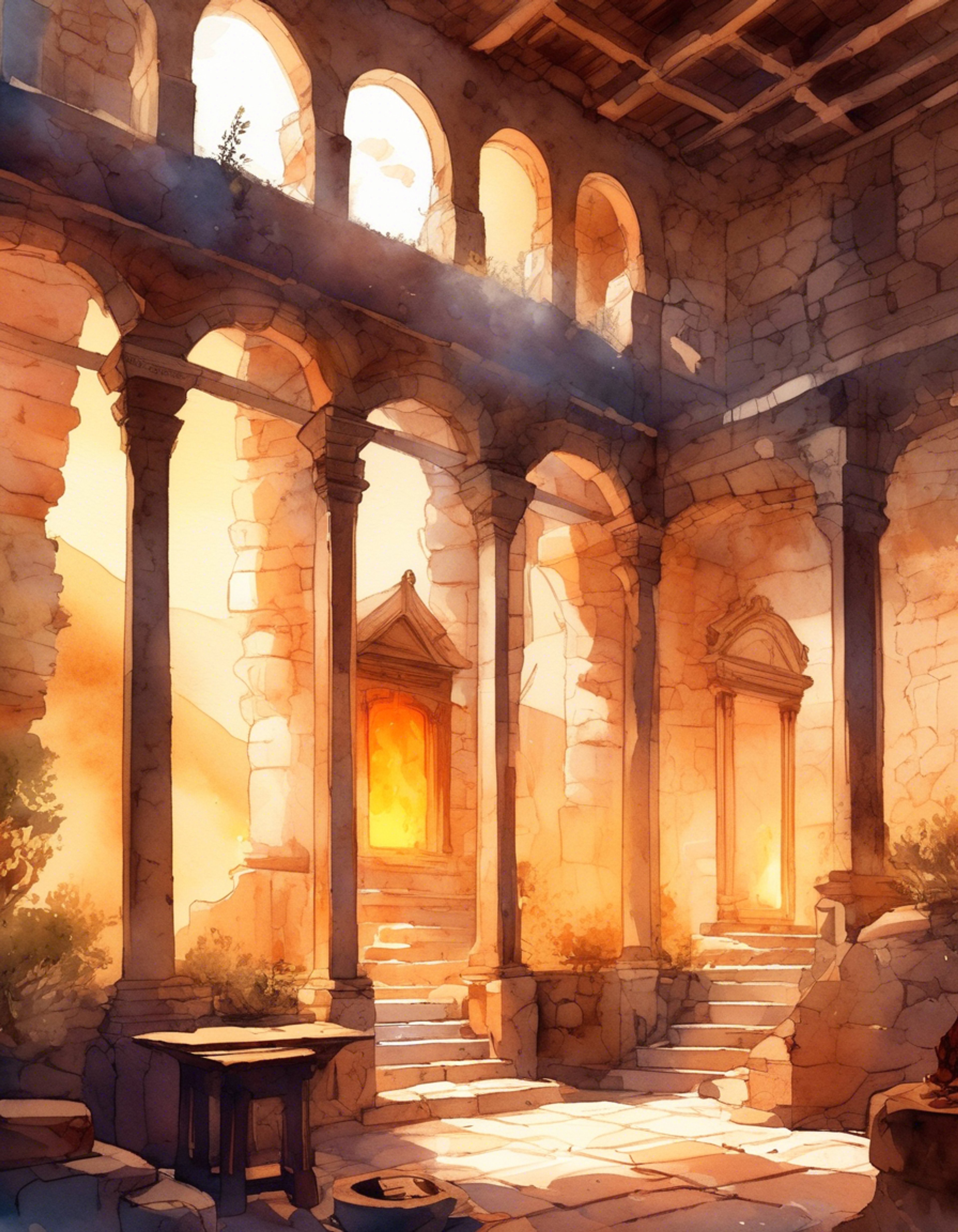 You find yourself in a serene mountain retreat with Tiresias, the legendary blind prophet. The ancient sage's presence fills the space with an aura of mystical wisdom as you prepare to receive his guidance. The setting is intimate yet respectful, with soft lamplight casting shadows on stone walls and the gentle sound of wind chimes in the distance.