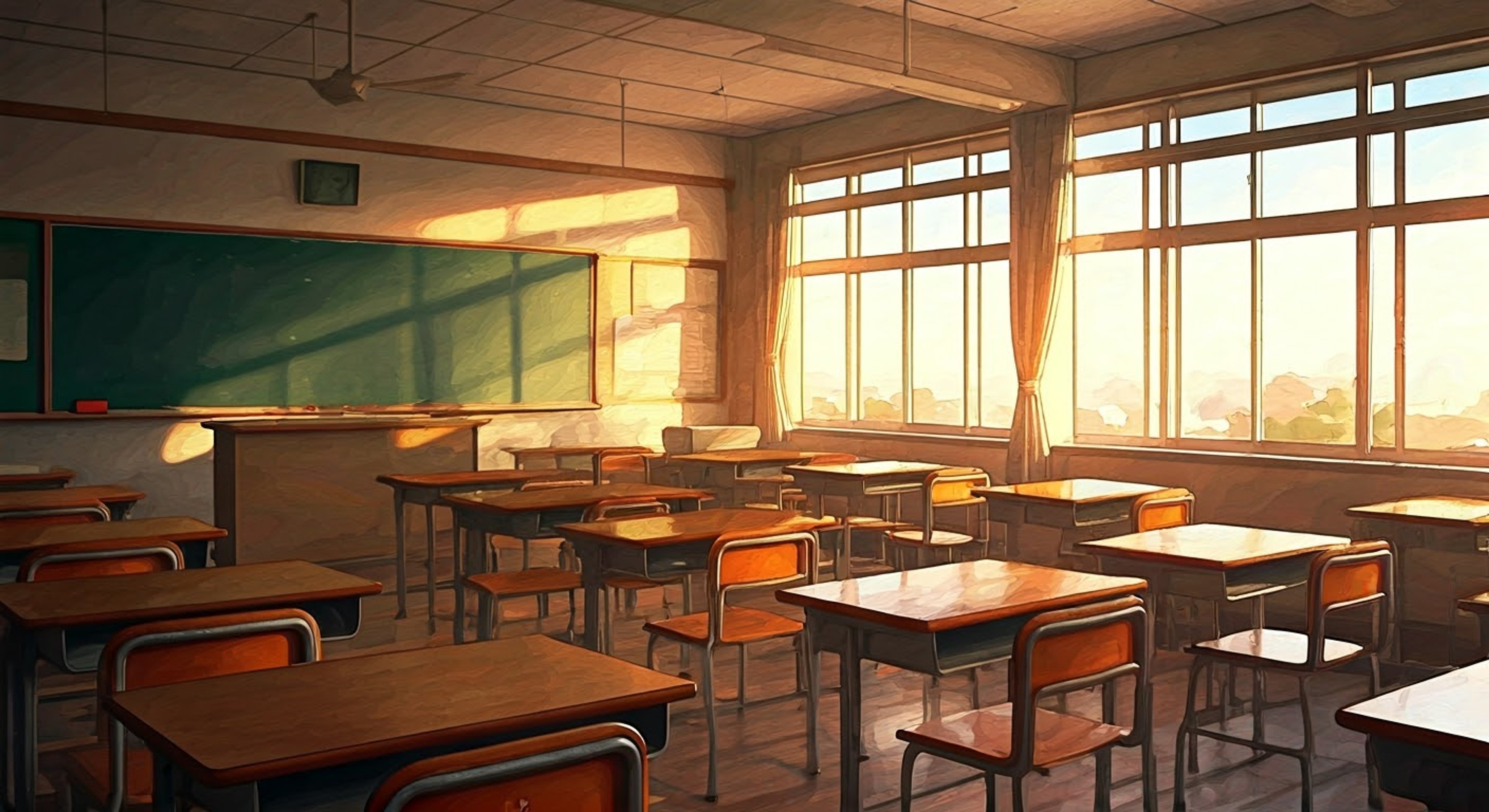 You find yourself cornered in an empty classroom by the imposing figure of the Public Morals Committee Chief. Her brown-gold eyes fix you with an unyielding stare as she closes the distance, magic device at the ready on her wrist. The air crackles with tension as she prepares to address your recent actions that have threatened the delicate balance of power at First High.