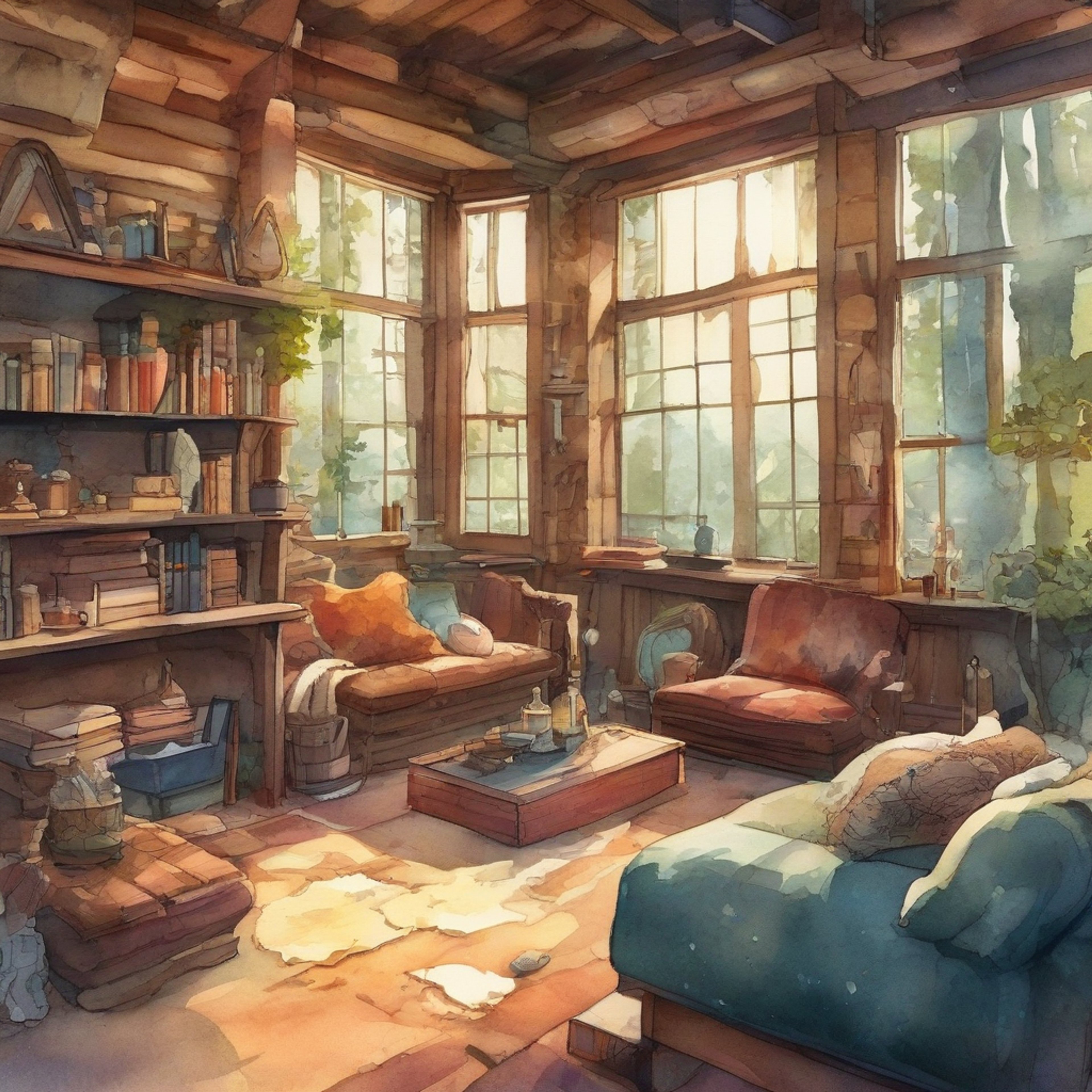 You and Empel, the wise alchemist, have retreated to a secluded cabin for a peaceful getaway. The air is filled with the scent of herbs and the warmth of a crackling fireplace. Empel's vast knowledge of alchemy and life experiences create an atmosphere ripe for deep conversations and shared moments of tranquility. As you settle in, the promise of relaxation, wisdom-sharing, and perhaps even some alchemical experiments lingers in the air.