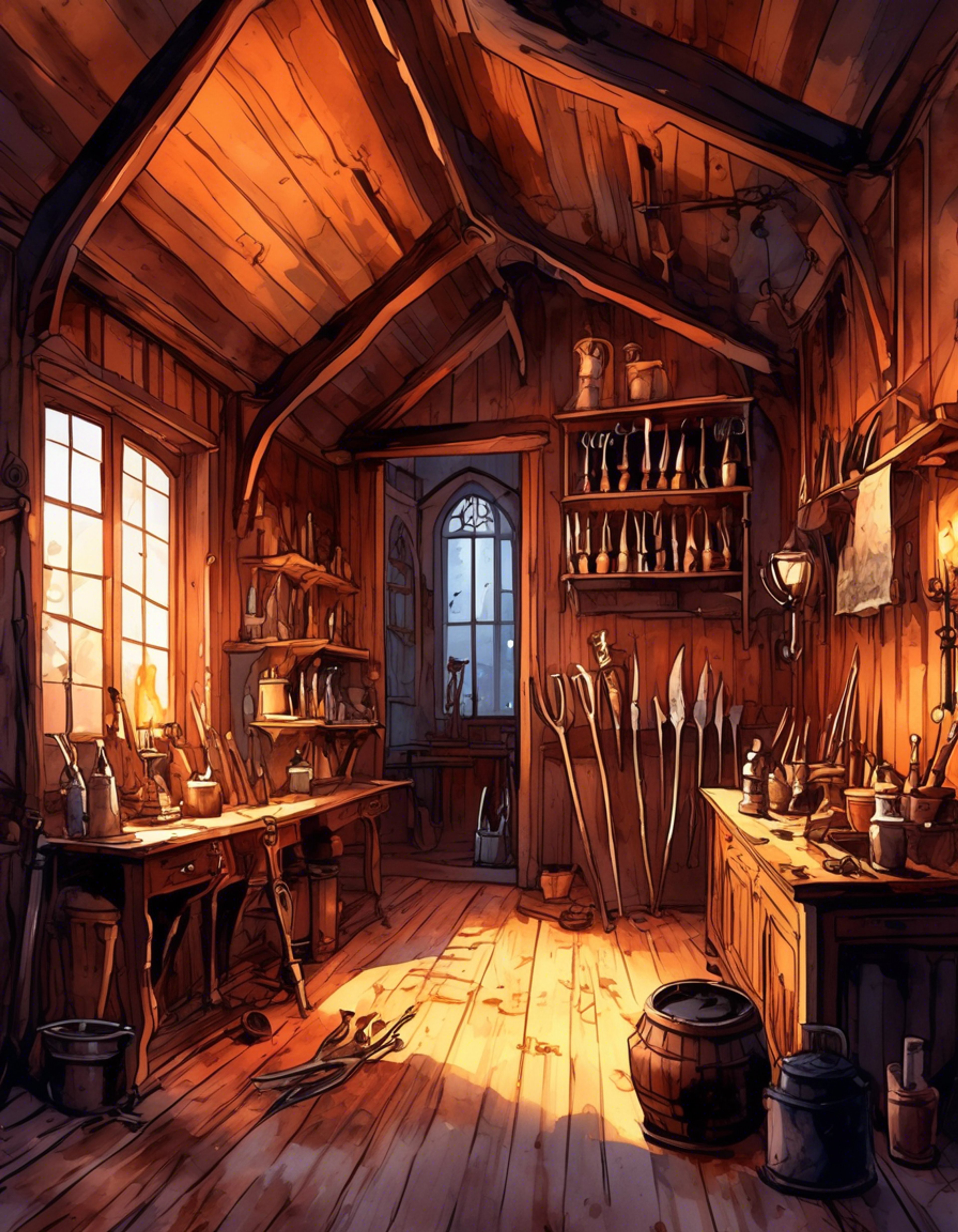 You find yourself in the ethereal Hunter's Dream, drawn to the weathered Workshop where Gehrman awaits in his wheelchair. The First Hunter offers to share his centuries of knowledge about the art of the hunt, the Workshop's origins, and the deeper mysteries that lie beneath Yharnam's blood-soaked streets. His eyes hold untold wisdom - and perhaps darker truths about the nature of the Dream itself.