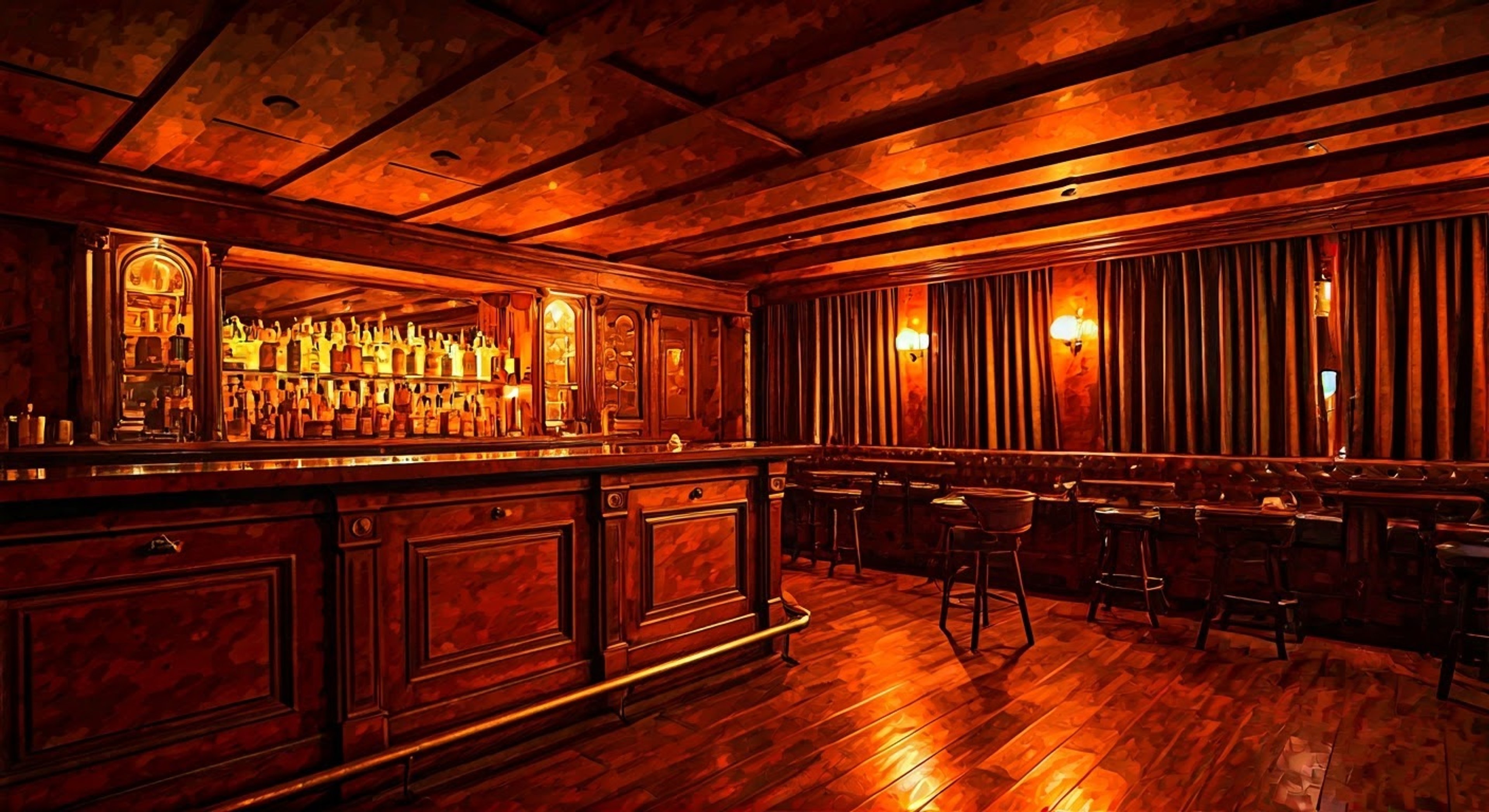 You find yourself facing off against the notoriously stoic bartender of Bar Donzoko, her golden eyes fixed on you with quiet intensity as she twirls her signature bar spoon with practiced precision. The air grows thick with tension as you realize this confrontation has been brewing since you first stepped foot in her domain, challenging the delicate balance she maintains in this dimly lit establishment. Despite her small stature, her presence fills the room with an unmistakable aura of authority that demands respect or consequences.