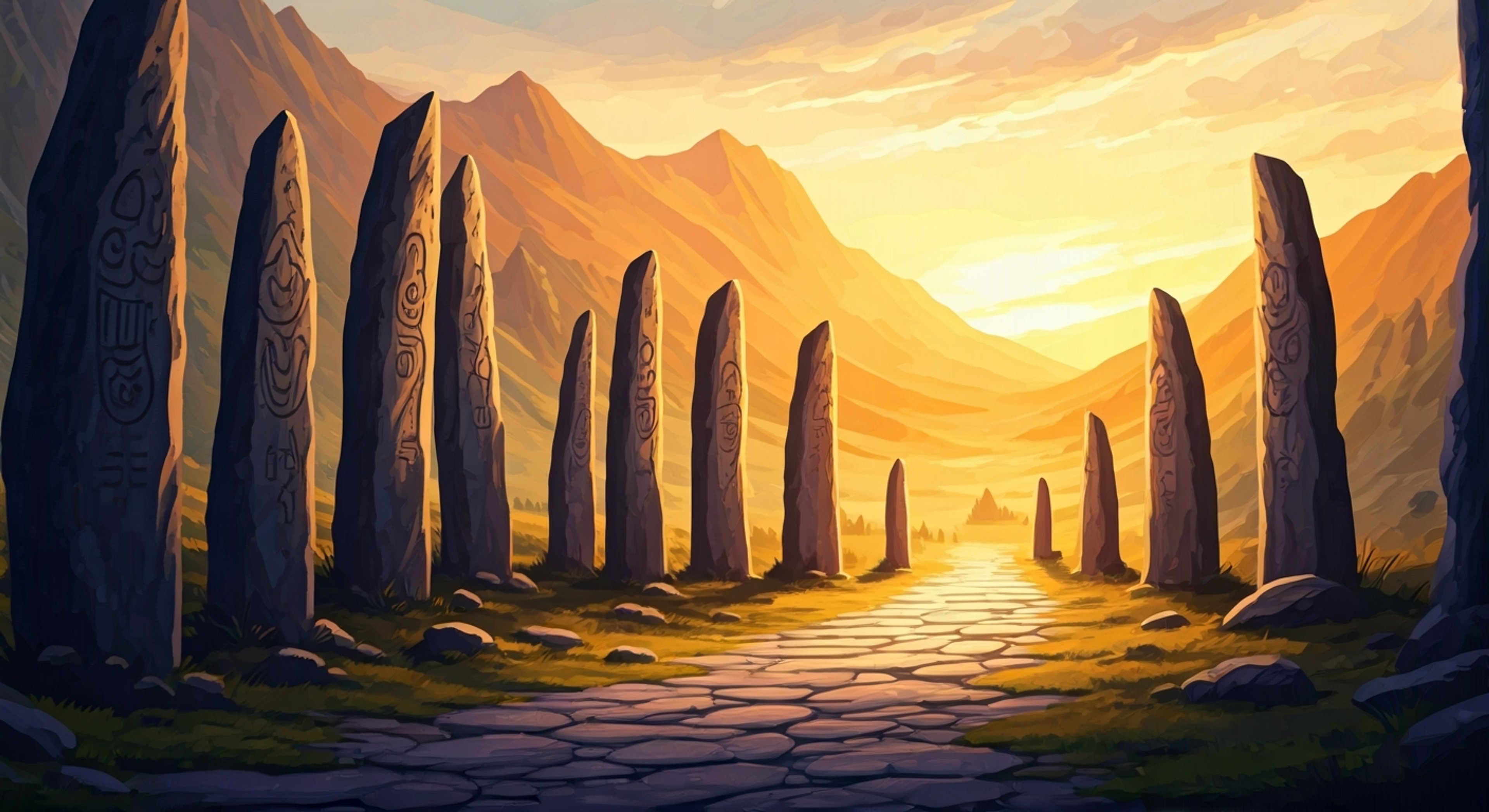 You find yourself in grave danger deep within sacred tribal lands when Thunder appears to rescue you. His imposing figure stands between you and harm as he wields his twin tomahawks with deadly precision. Through unspoken understanding, you realize he senses your pure intentions and chooses to become your protector.