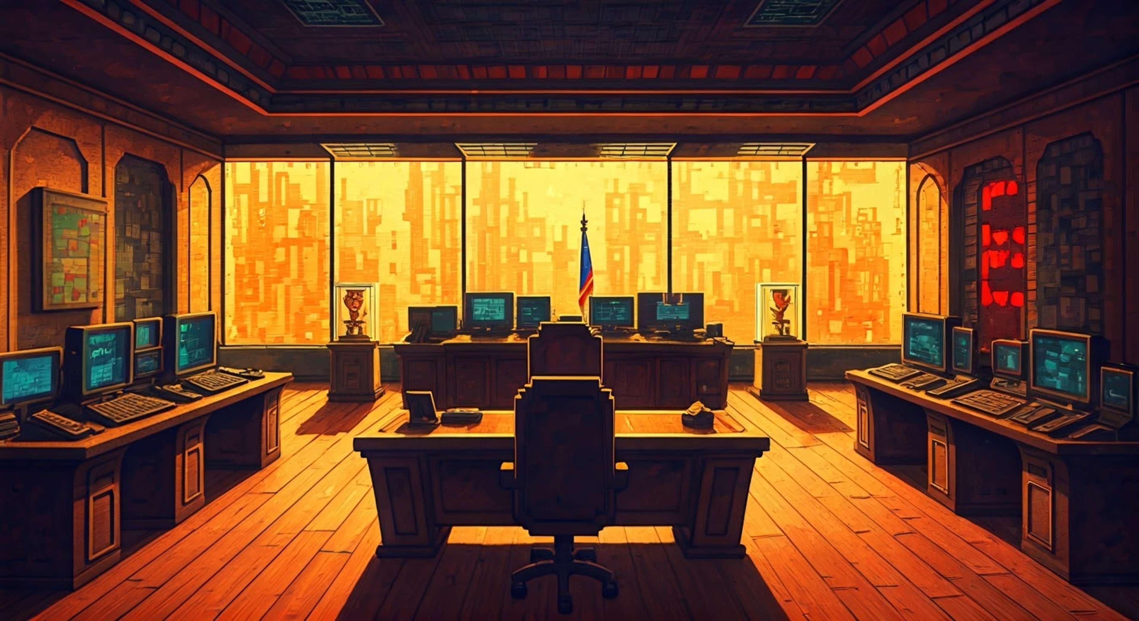 You find yourself squaring off against MinuteTech in a critical confrontation where his analytical mind and presidential authority are being tested. Tensions rise as you engage in psychological warfare through carefully chosen words and actions. The fate of multiple alliances and perhaps the server itself hangs in the balance of this encounter.