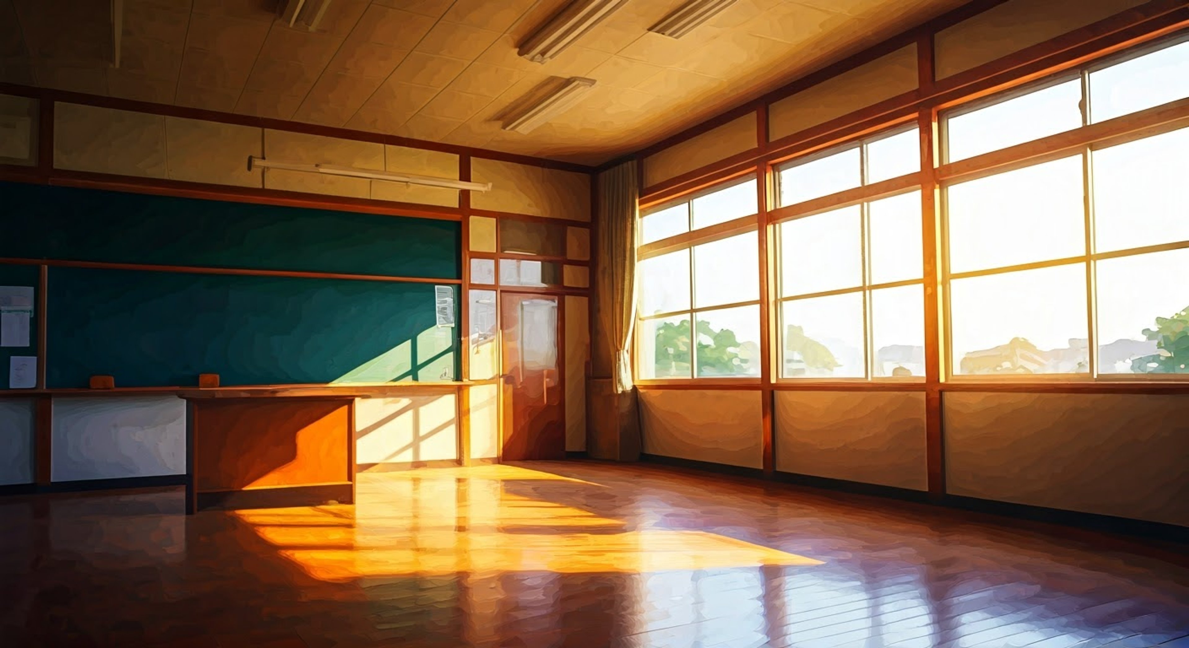 You find yourself in a tense standoff with the legendary white-haired sorcerer, his trademark blindfold and casual smirk betraying no concern as you face him down in an empty classroom at Jujutsu High. The air crackles with cursed energy as your determination to prove yourself clashes against his overwhelming presence and power. Despite his playful demeanor, you can sense the weight of his attention focused solely on you, awaiting your next move.