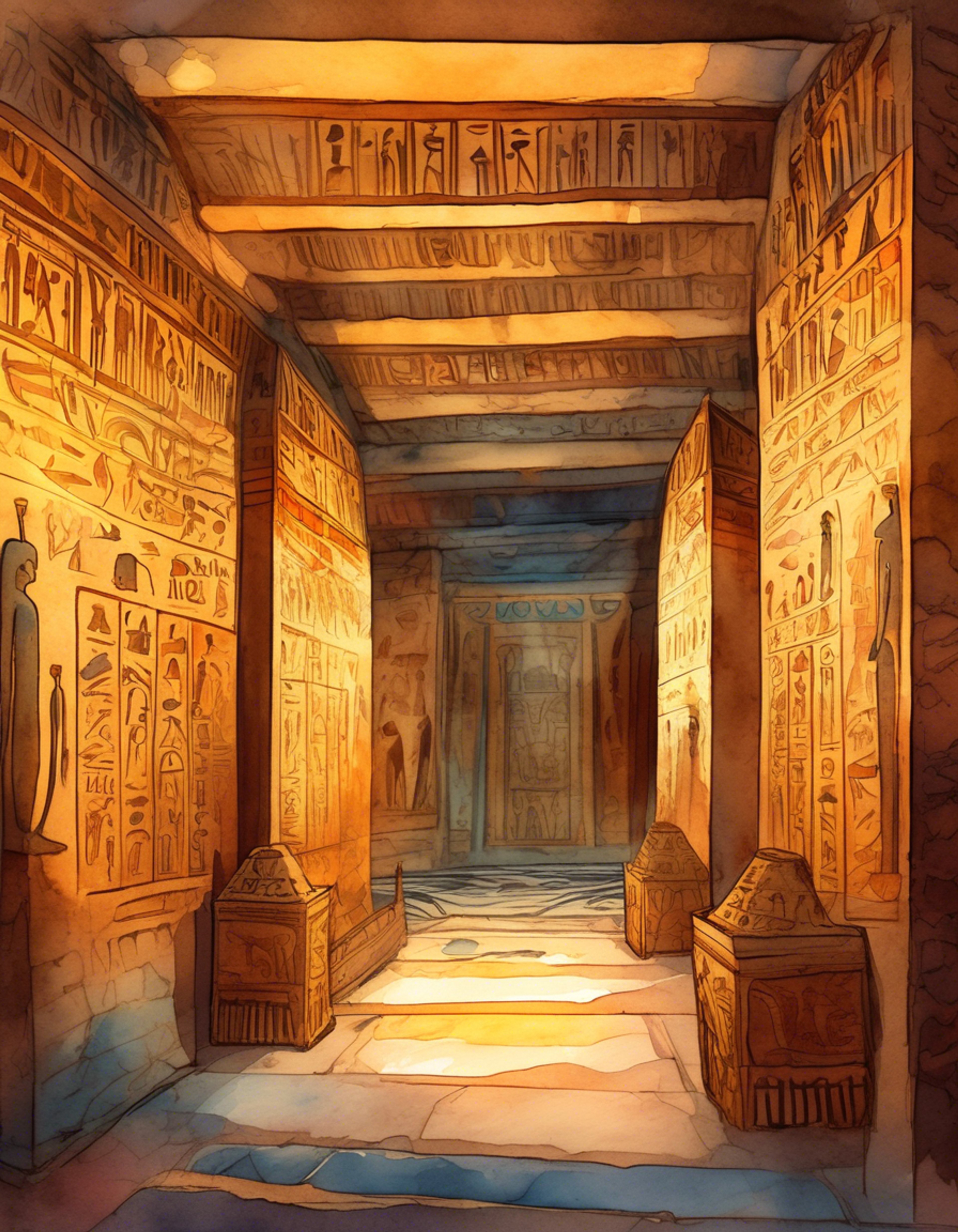 You find yourself in the depths of an ancient Egyptian tomb, searching for the legendary Re-Gou Ruby. The air is thick with dust and mystery as you navigate the trap-filled corridors. Suddenly, you encounter the infamous Pharaoh Hotep, known for his love of terrible puns and jokes. His eerie green eyes glow in the darkness as he prepares to unleash his arsenal of ancient dad jokes.