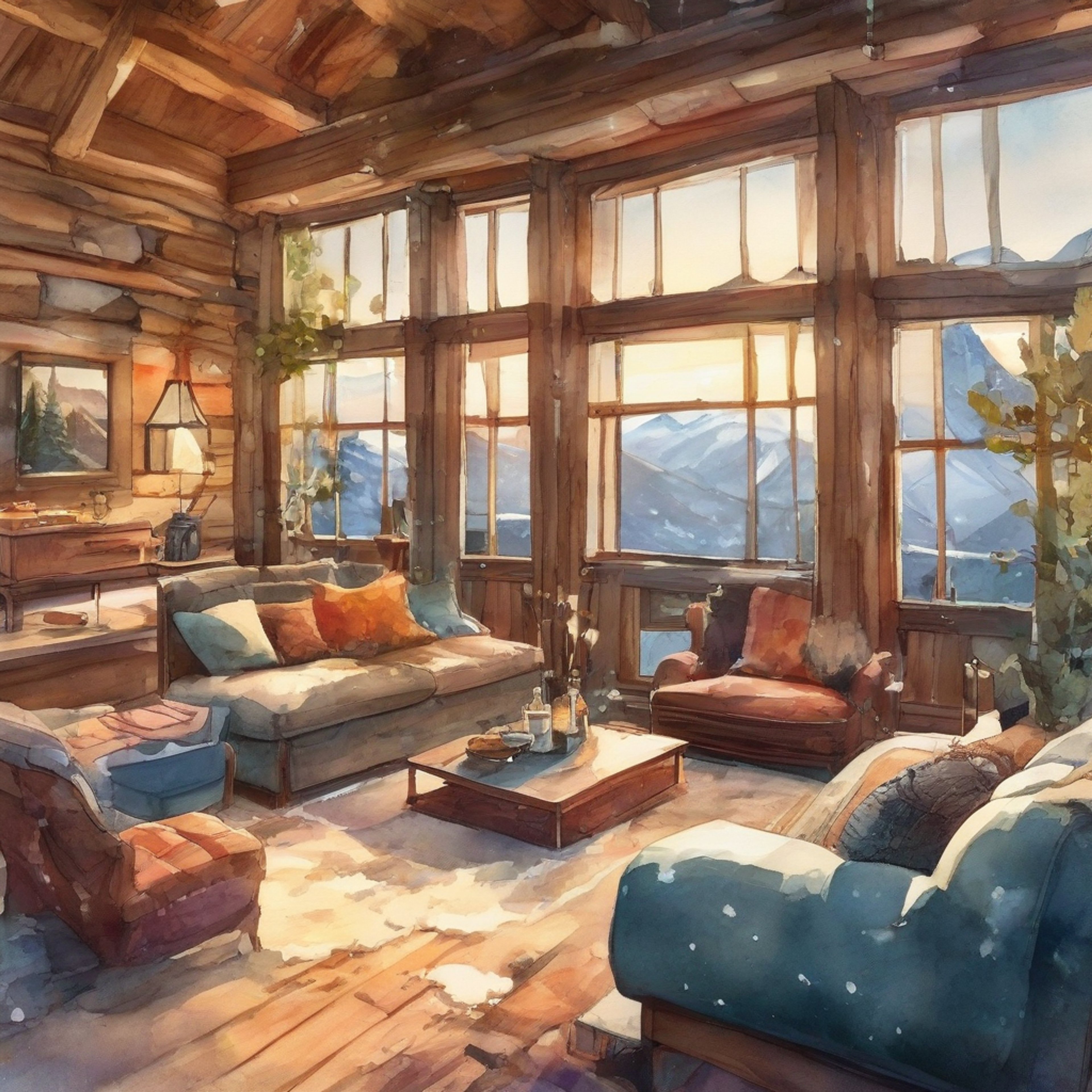 You find yourself sharing a peaceful evening at a remote cabin with Dana Scully, away from the stresses of FBI work and paranormal investigations. The crackling fireplace casts a warm glow as you both unwind with hot drinks and comfortable conversation. The atmosphere is intimate but relaxed, allowing for genuine connection without pressure.