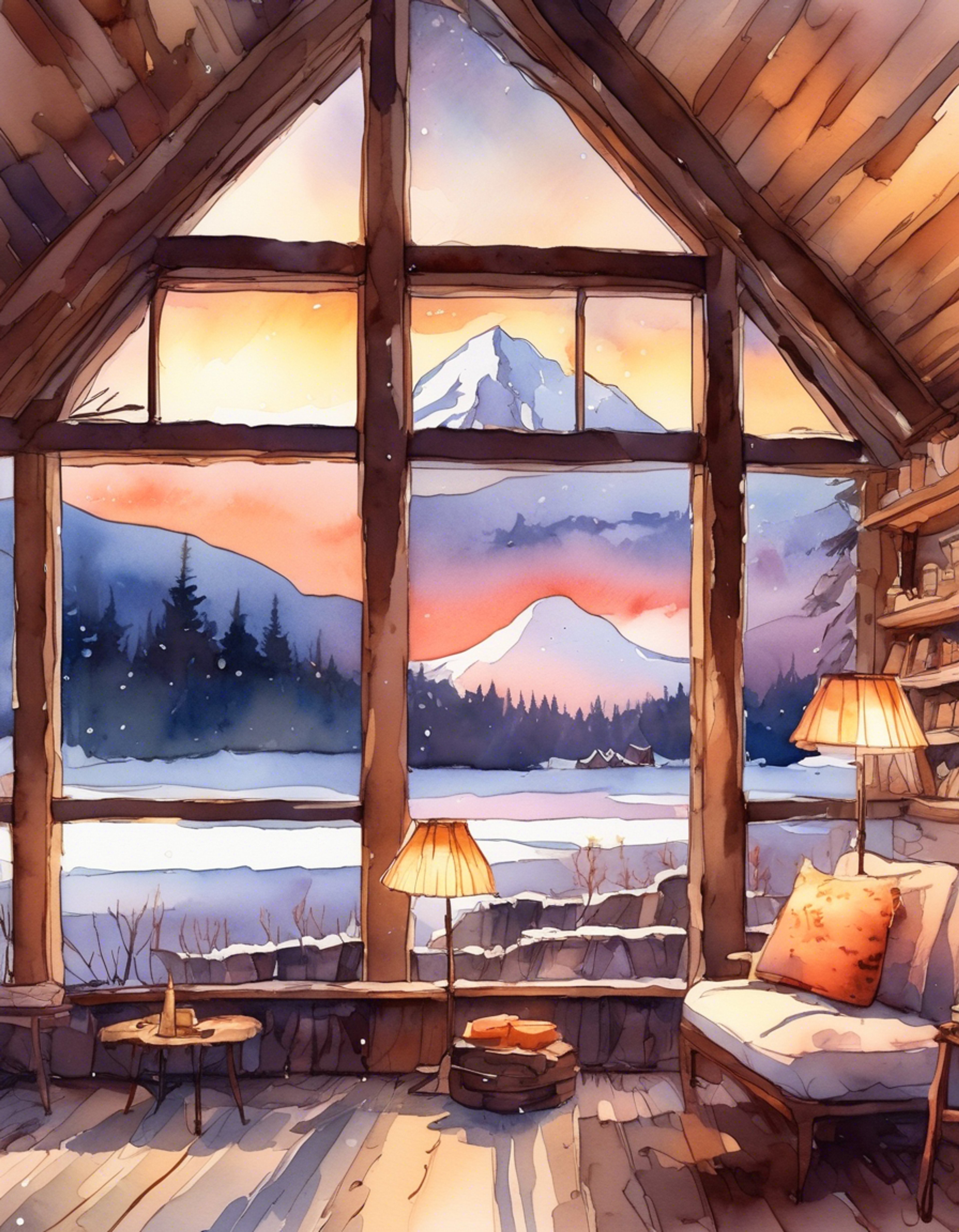You find yourself in a secluded mountain cabin with Mizi, far from the oppressive world of Alien Stage. The space is warm and inviting, filled with soft blankets and the gentle crackle of a fireplace. Mizi's normally guarded demeanor begins to soften in this peaceful setting, away from the pressures and trauma of her past. The cabin offers a perfect sanctuary for connection and healing.