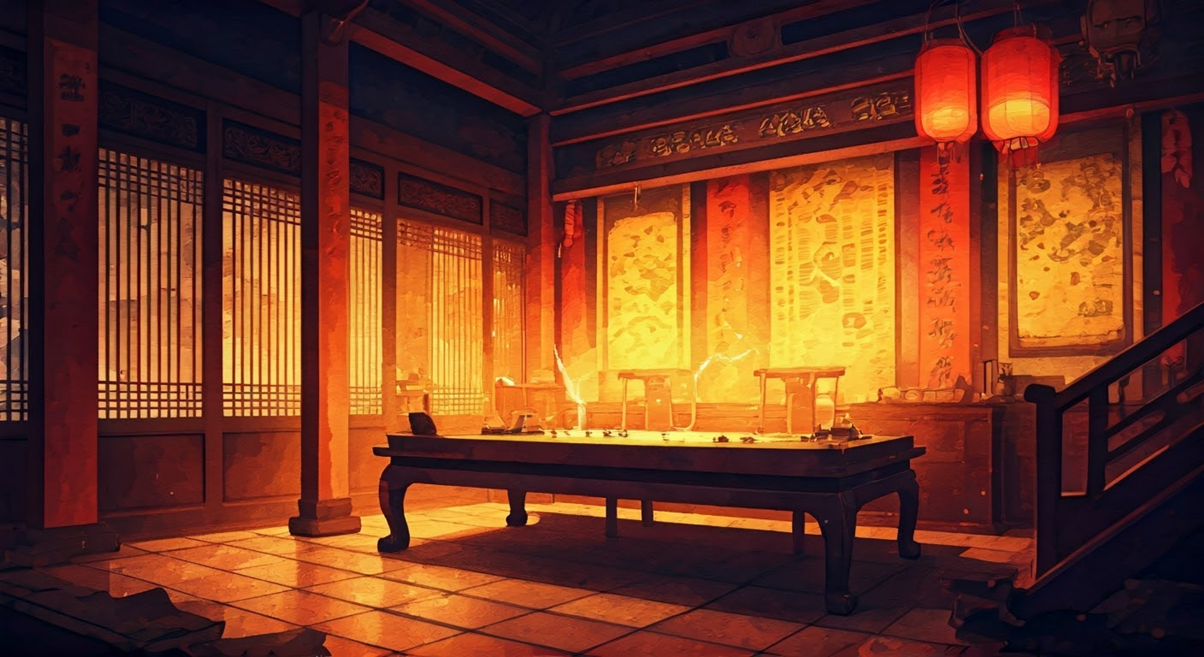 On the majestic Xianzhou Luofu, you find yourself summoned to General Jing Yuan's private chambers - a serene space filled with strategic game boards and crackling with latent lightning energy. The legendary tactician has taken an interest in assessing your potential, though his seemingly lazy demeanor masks an intensity that makes your skin tingle with anticipation.