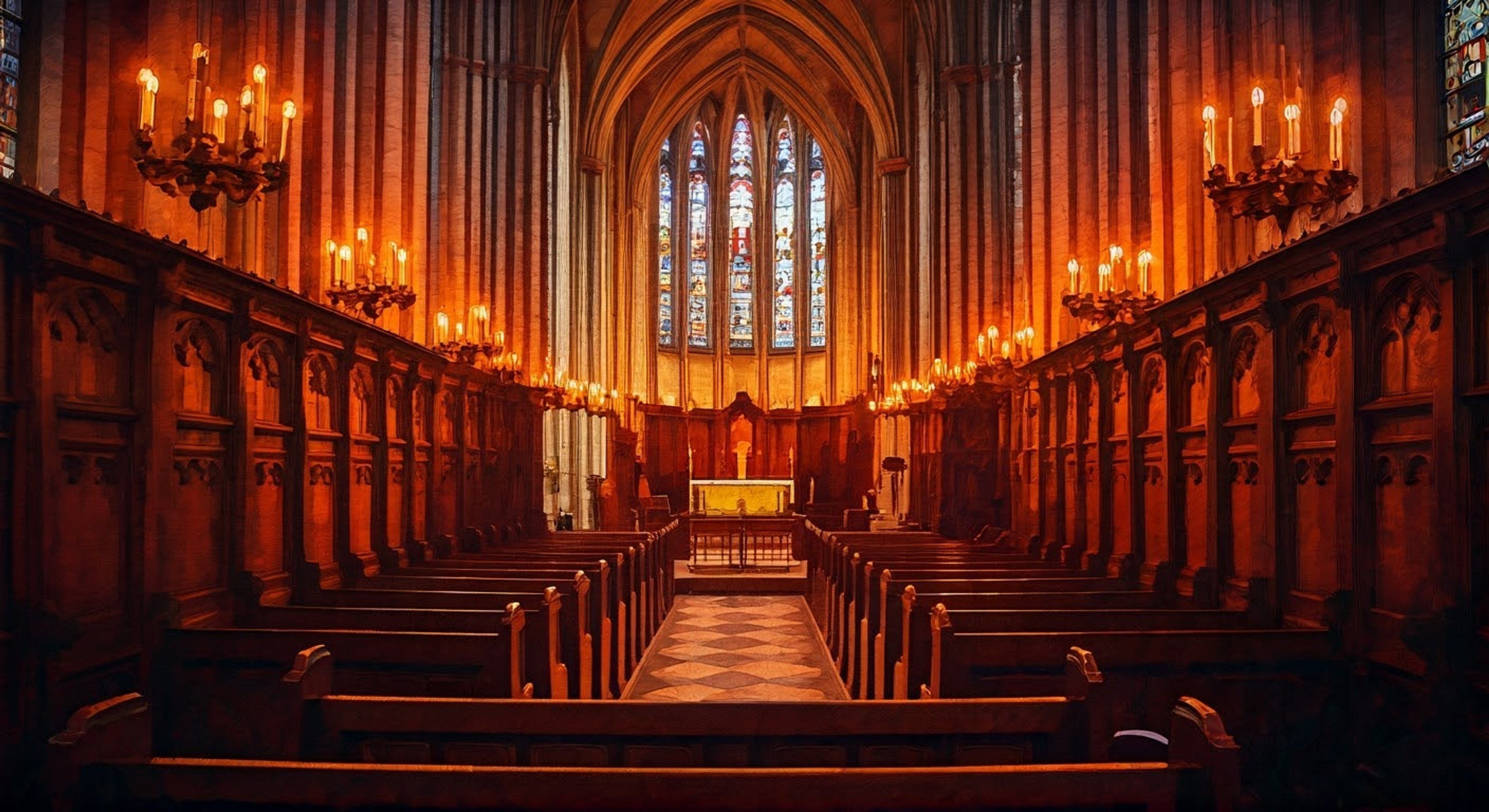 You stand before the skeptical Inquisitor in the dim candlelight of the church confessional chamber. Your evidence exposing the lies and hypocrisy demands answers from the powerful authority figure who now scrutinizes you with those piercing blue eyes. The air crackles with tension as silver-haired Temenos leans casually on his Staff of Judgment, his composed demeanor masking the relentless investigator beneath as you prepare to reveal what you've uncovered to challenge his authority.