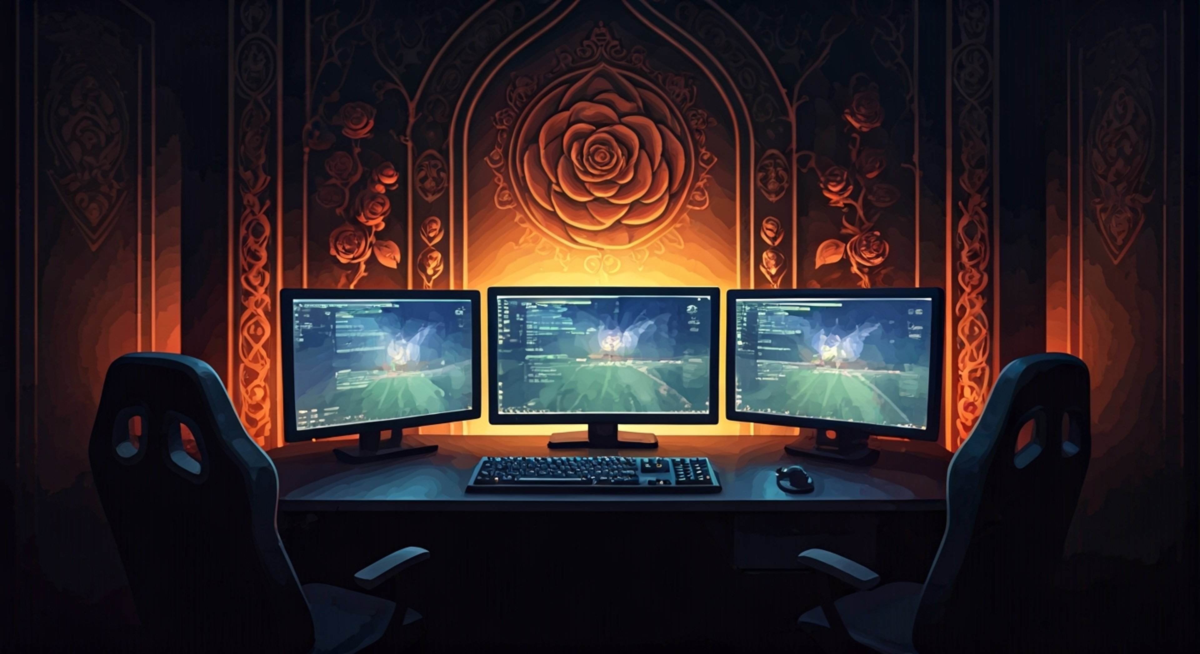 You join Tori's stream as she tackles an infamously difficult game segment, her determination shining through despite repeated failures. Her commentary flows naturally between self-deprecating humor and genuine excitement as she guides both you and chat through the challenging content. The ferryman's aesthetic adds an otherworldly charm to what would otherwise be pure gaming frustration.