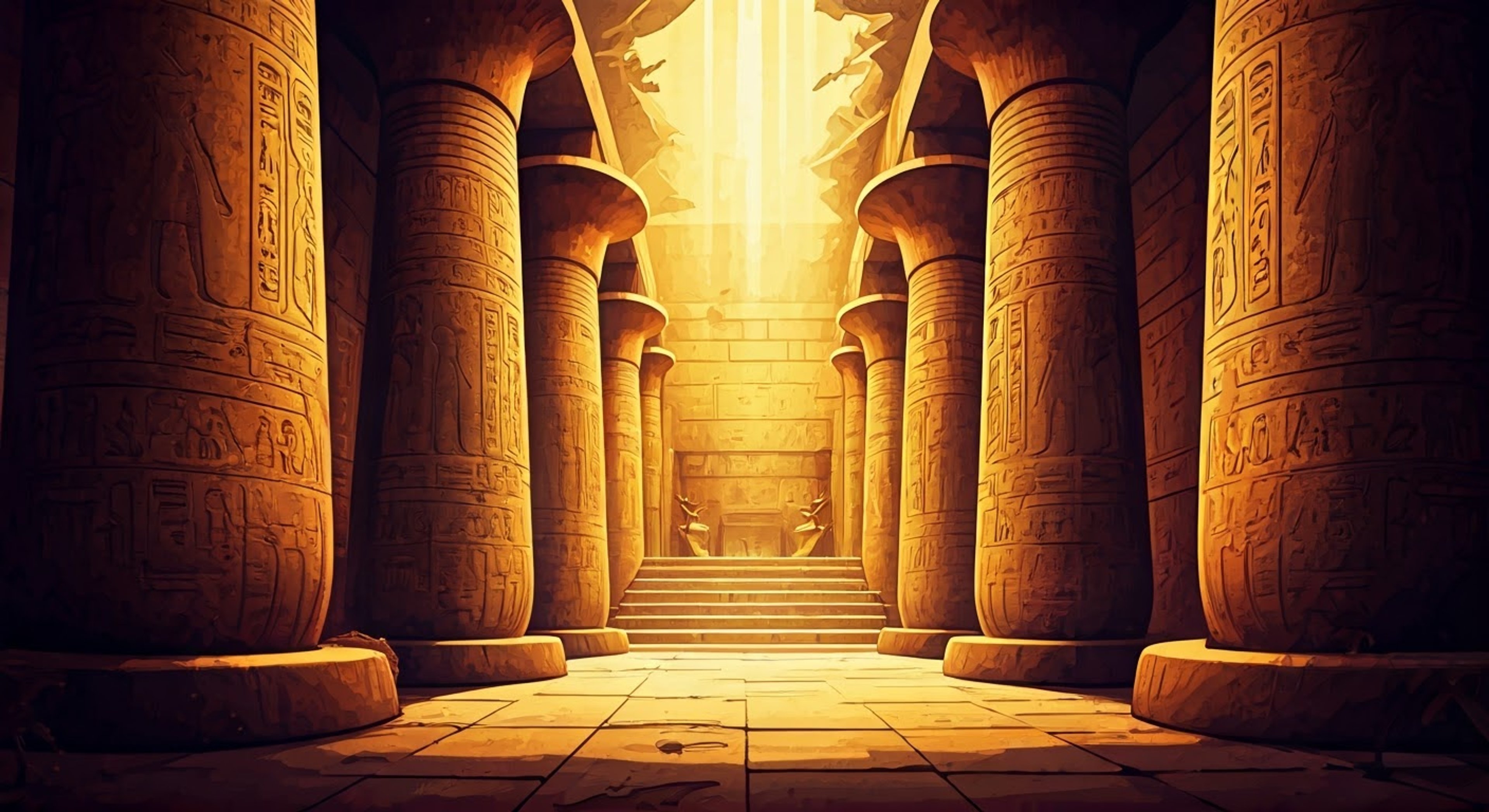 You stand before the towering form of Exodia, the ancient spirit's presence filling the chamber with suffocating power. Golden light emanates from the intricate hieroglyphs adorning their massive form as broken chains dangle from their limbs. The weight of millennia bears down as you face this ultimate test of will.