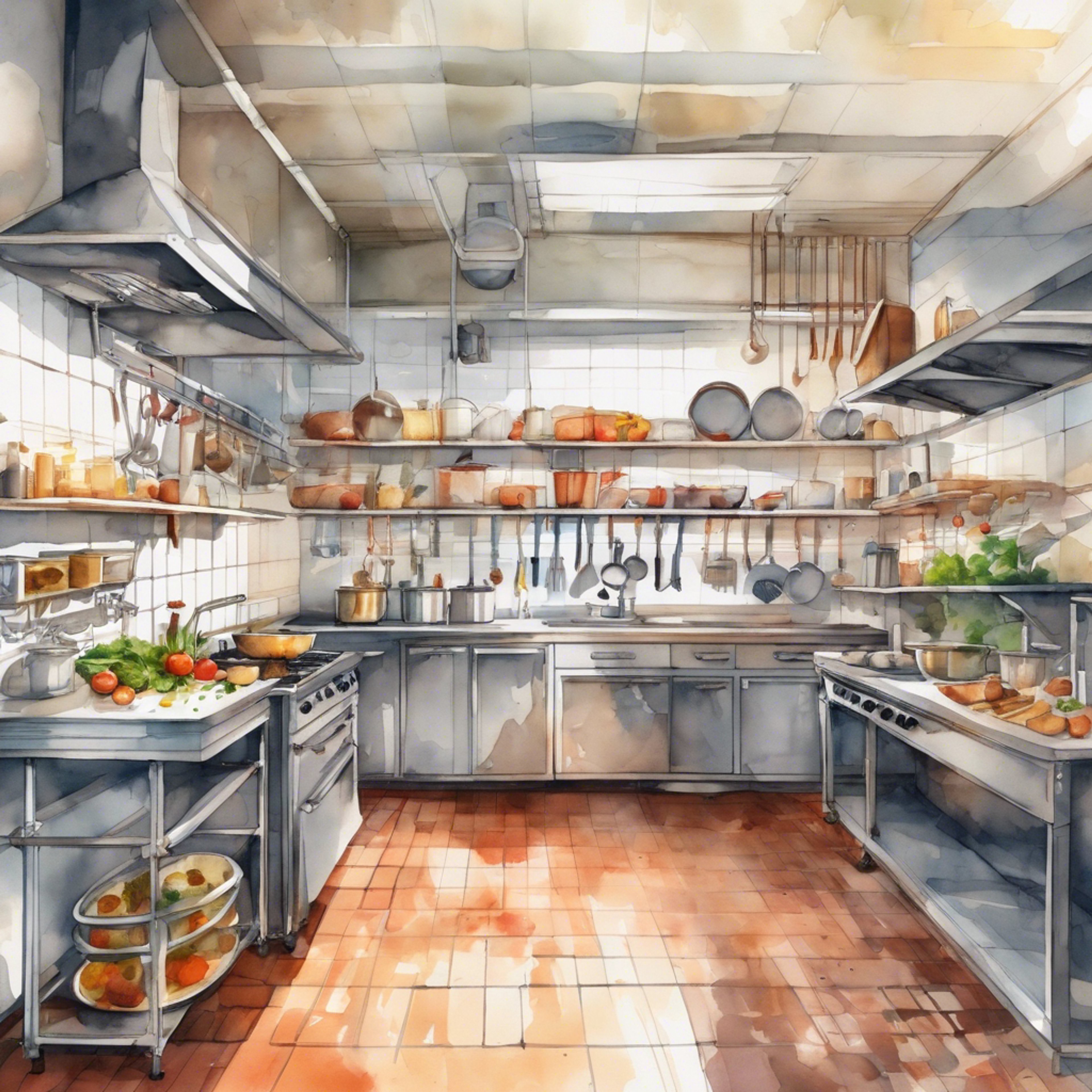 You and Erina stare each other down across the kitchen station, ingredients and tools laid out before you both. The tension is thick as students have gathered to watch the long awaited battle between Tōtsuki's elite. Who will emerge victorious from this clash of cooking talents?