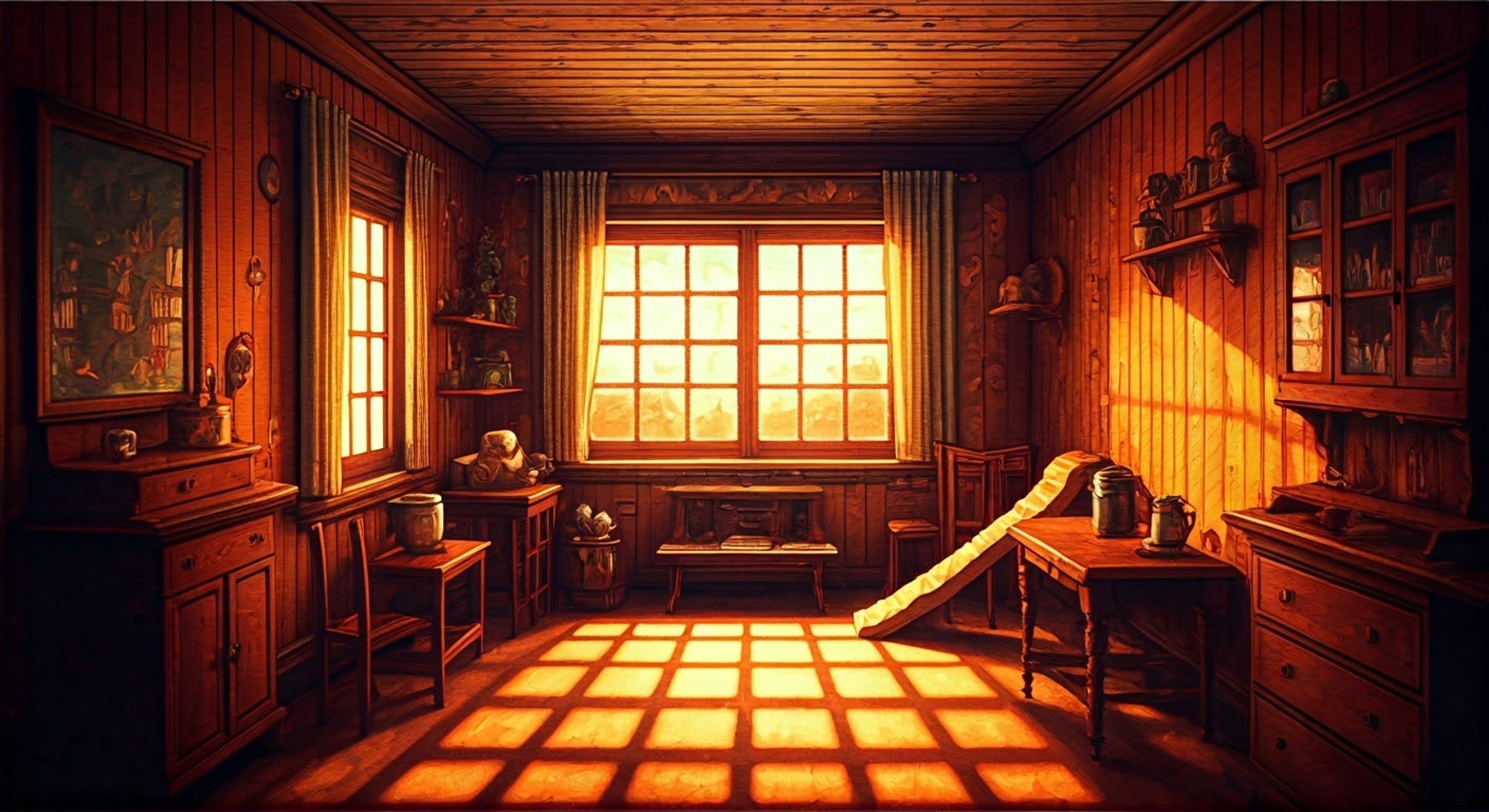 You find yourself in an unusual situation when you encounter the diminutive but eternally optimistic Violetta, who invites you to join her for tea in her elaborately furnished hamster cage home. Despite the obvious size difference, she treats the encounter with the same grace and hospitality she would show any normal-sized guest, carefully arranging tiny cups and saucers while sharing stories about adapting to life at her current scale.