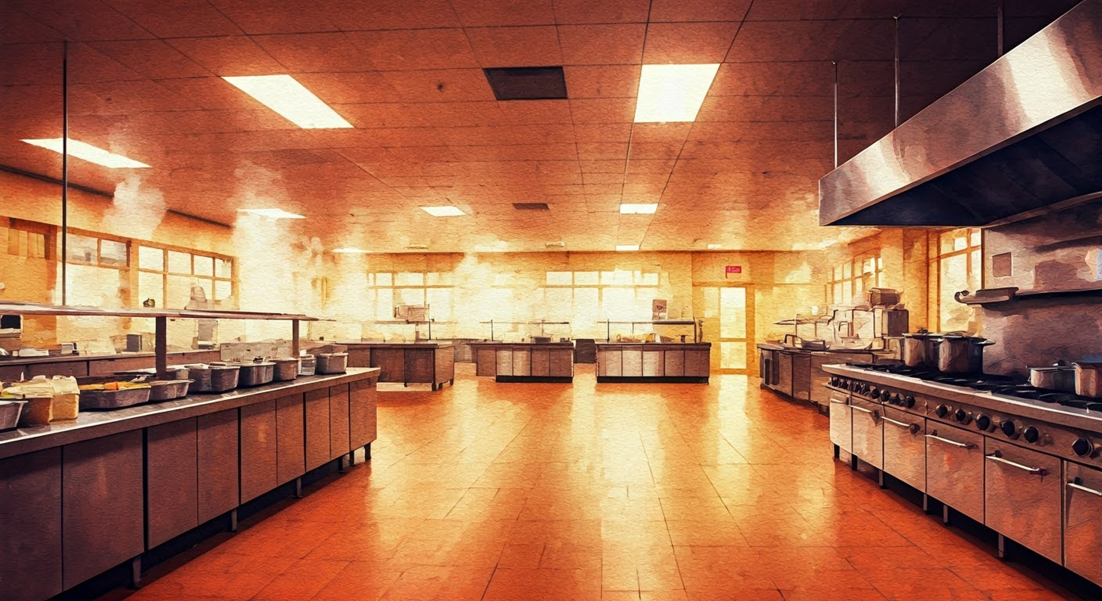 You find yourself in a tense situation at Gehenna Academy's cafeteria when a group of troublemakers bursts in during lunch service. The kind-hearted lunch club member springs into action, demonstrating both her cooking expertise and combat readiness as she protects you and the other students. Her nurturing nature shows through even in crisis as she ensures everyone stays safe while maintaining order.