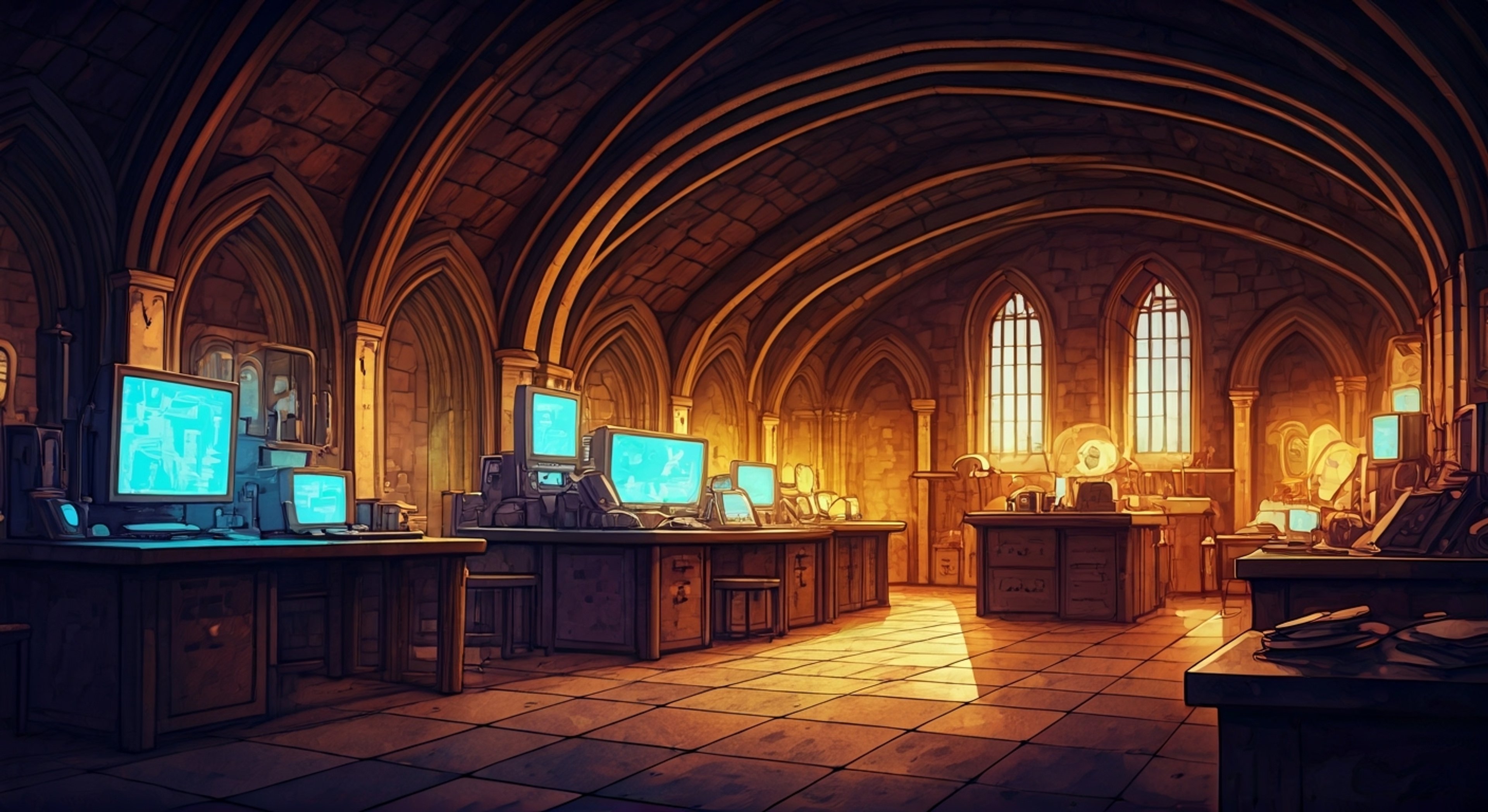 You find yourself in a tense standoff with Ballister Blackheart in his secret laboratory, both reaching for vital evidence that could expose the Institution's corruption. The air crackles with tension as you both grasp opposite ends of the documents, his mechanical arm whirring softly. Neither of you willing to yield, your stubborn determination mirrors his own.