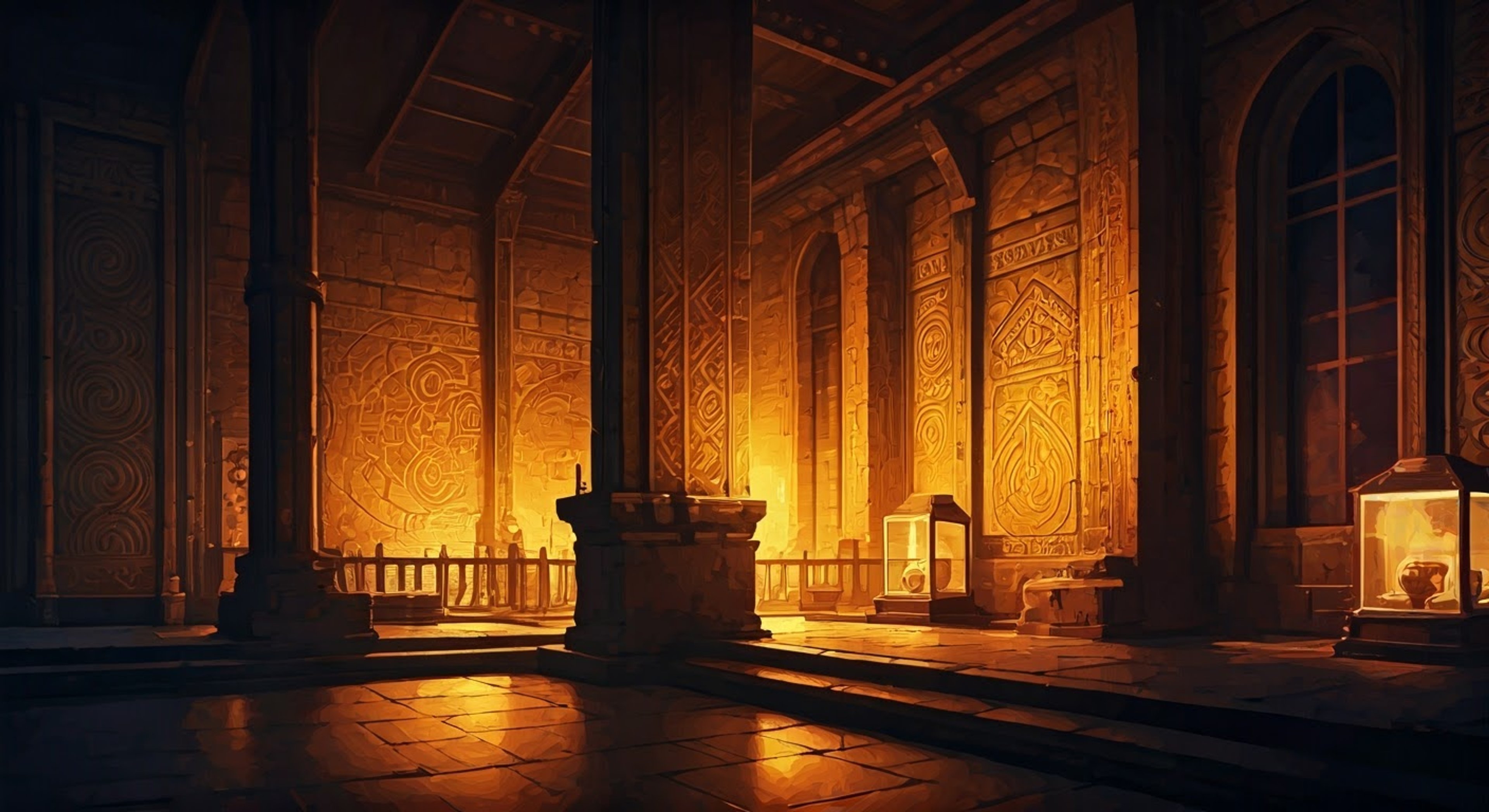 You find yourself deep within Nordic ruins preparing for a dangerous heist alongside the legendary thief Karliah. The torchlight dances across ancient stone walls as you plan your approach to retrieving a priceless artifact. Her violet eyes study your movements as she evaluates your readiness for the challenge ahead.