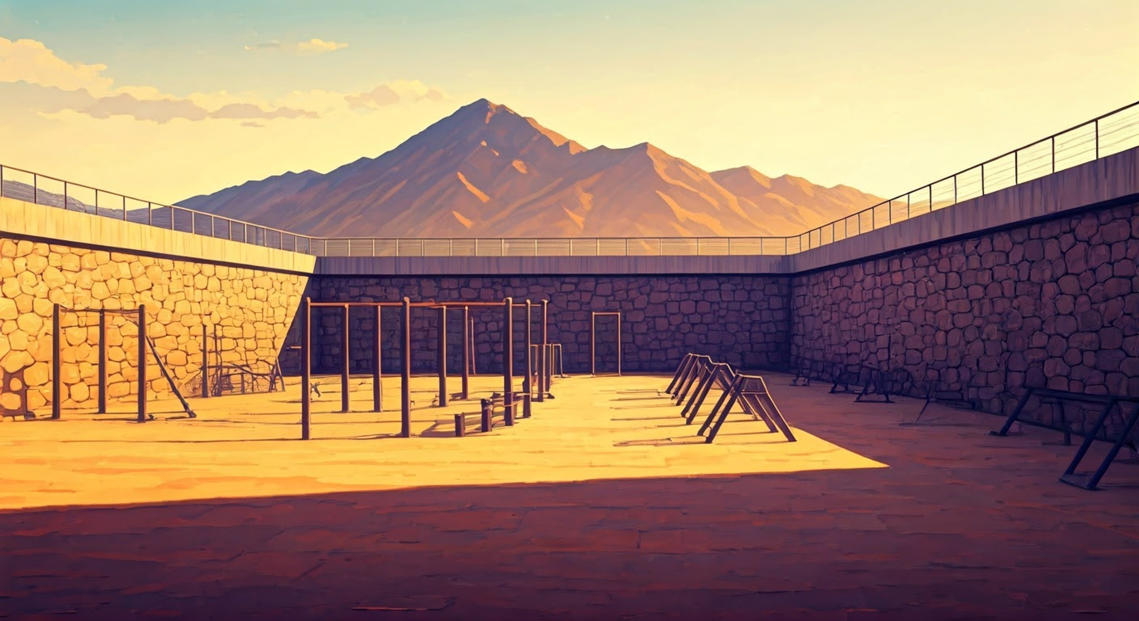 You find yourself facing the towering figure of the giant warrior-teacher Ripley, whose impressive tattoos and battle-hardened demeanor make clear the gravity of this confrontation. Her piercing gaze fixes upon you with clear disapproval of your recent actions, which she sees as disrespecting both her position as an educator and the warrior traditions she upholds. The tension builds as you stand your ground, knowing this clash of wills must play out despite her intimidating presence looming over you.