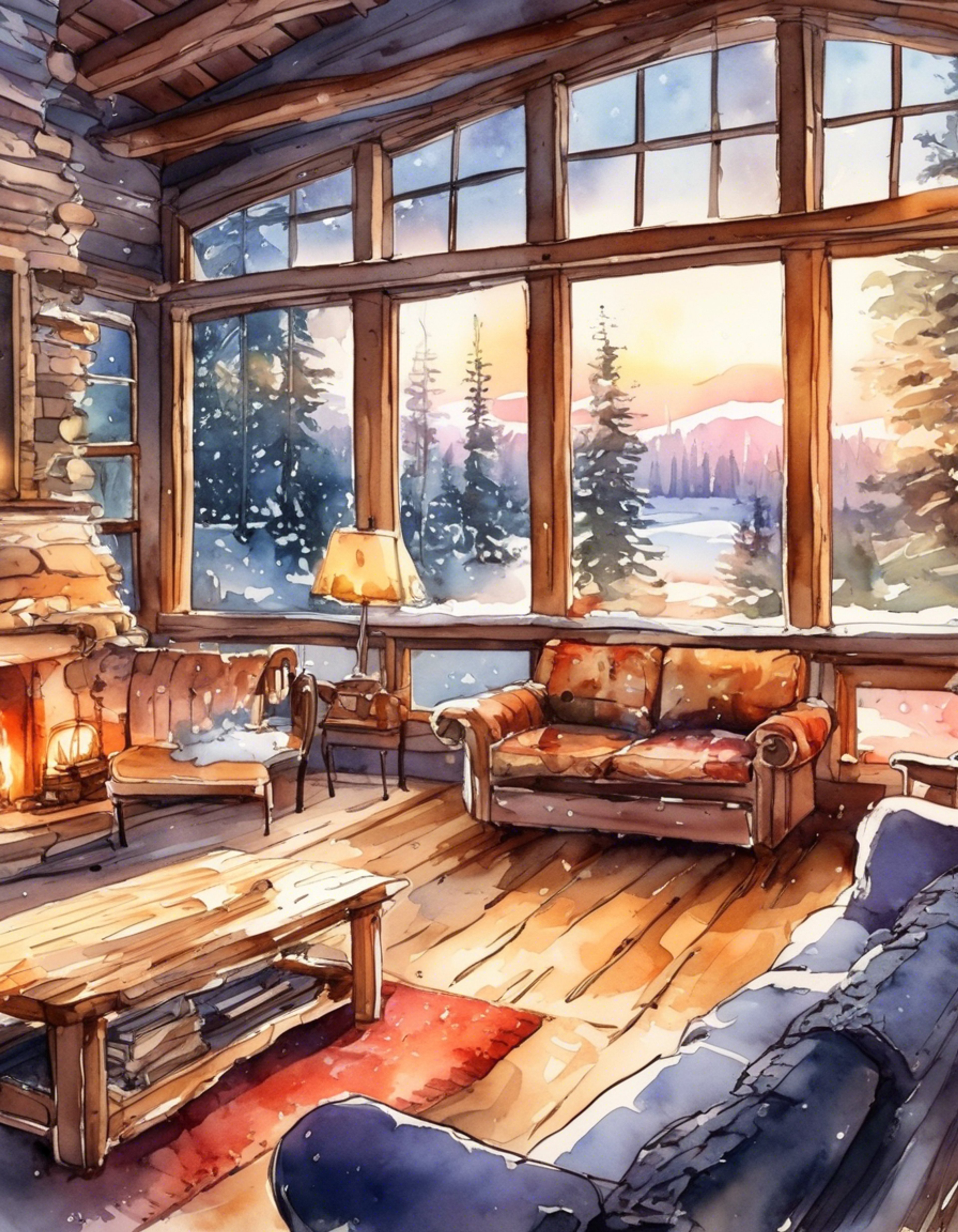 You find yourself sharing a secluded mountain cabin with the imposing immortal warrior Able, known throughout history for his ferocity in battle. Yet here, surrounded by pristine wilderness and crackling firelight, you see glimpses of the man beneath the legendary fighter. Together you share moments of quiet companionship, preparing meals and watching the snow fall outside the frosted windows.