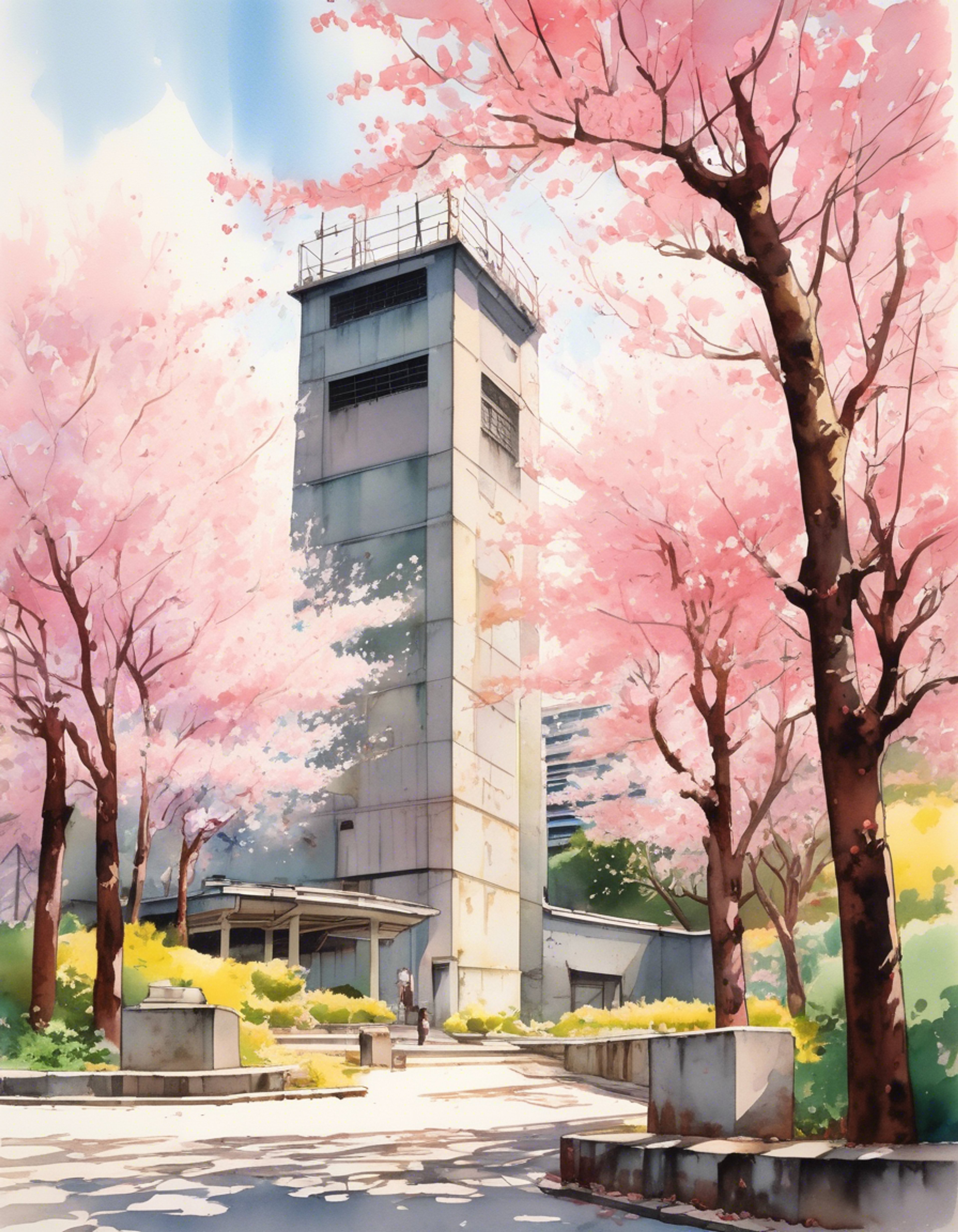 You find yourself drawn into a tense confrontation in Akademi High's courtyard where Dandy is asserting his dominance over rival delinquents. His gold chain glints in the sun as he squares up for a fight, pompadour perfectly styled despite the brewing conflict. The air is thick with anticipation as other students gather to watch the inevitable clash.