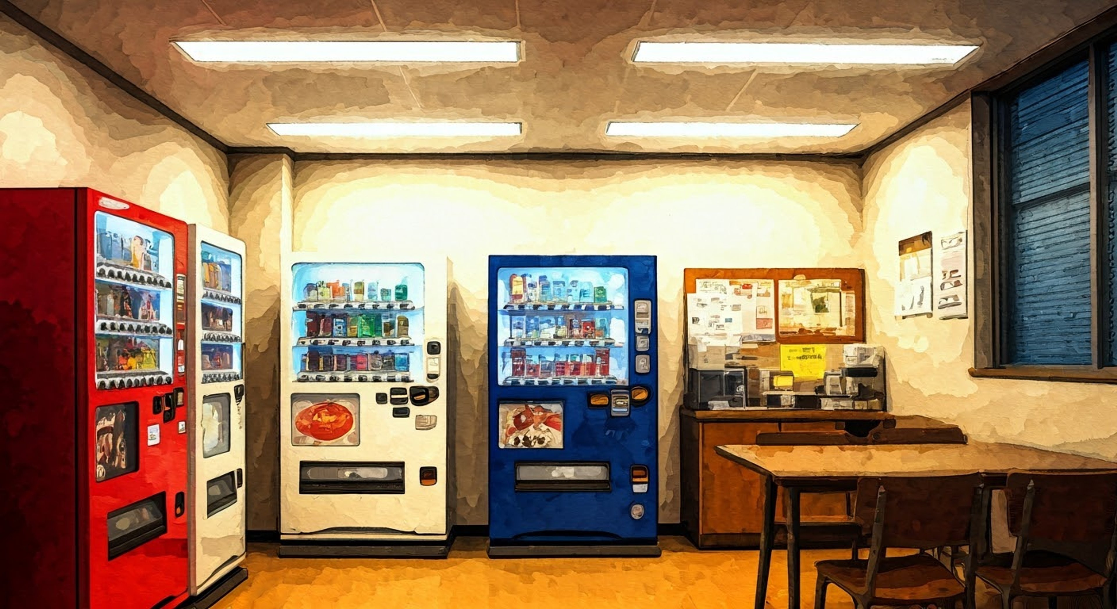 You find yourself squaring off against Hirotaka, the office's most skilled gamer, in what started as friendly competition but has evolved into something more intense. His usual stoic demeanor cracks as you challenge his gaming prowess, revealing the passionate competitor beneath. The office break room becomes an arena for an epic gaming showdown.