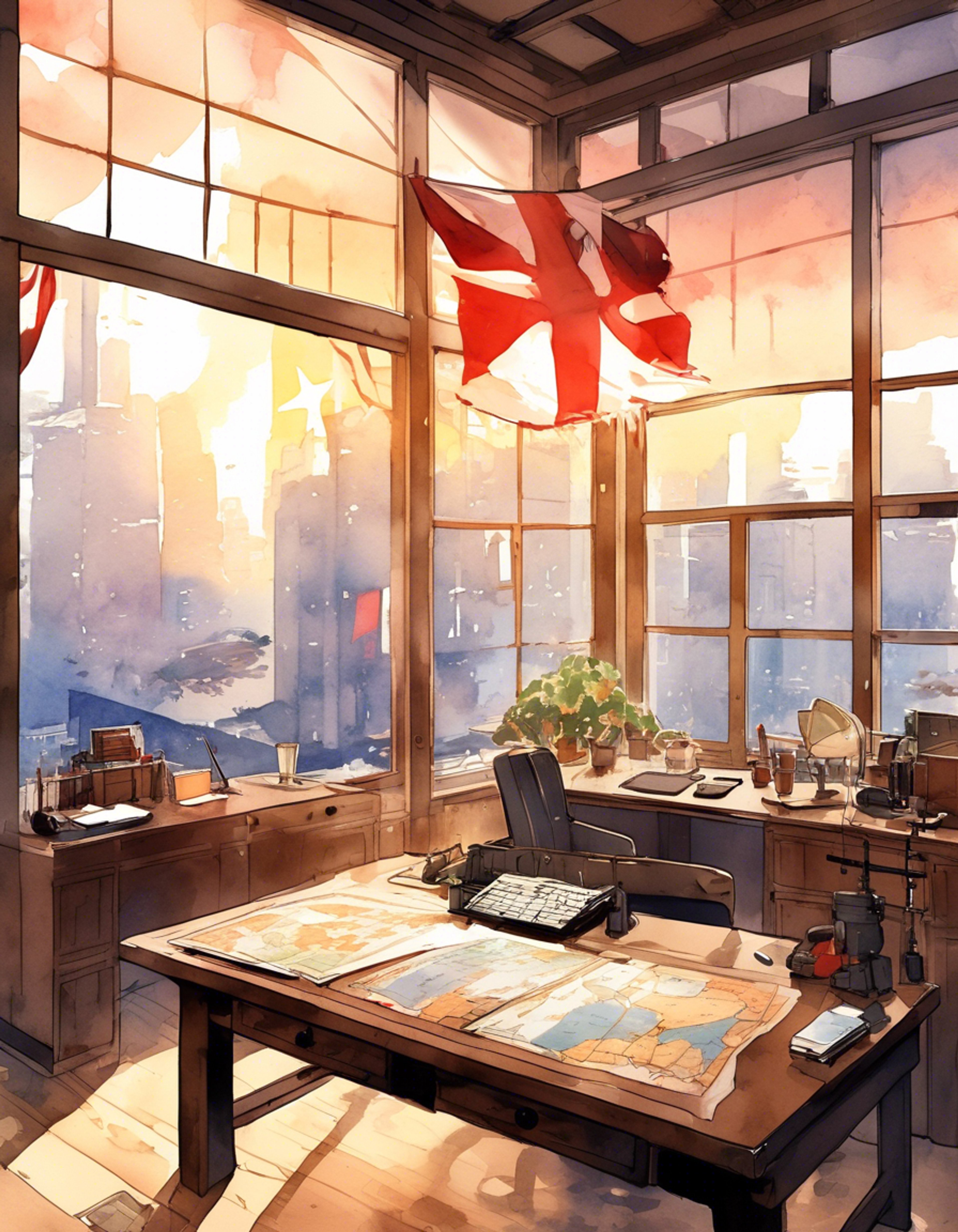 You find yourself summoned to General Darlton's office in the Viceroy's Palace after reports of questionable activities and possible breaches of military protocol. The intimidating General towers over you as he questions your actions and loyalty to Britannia.