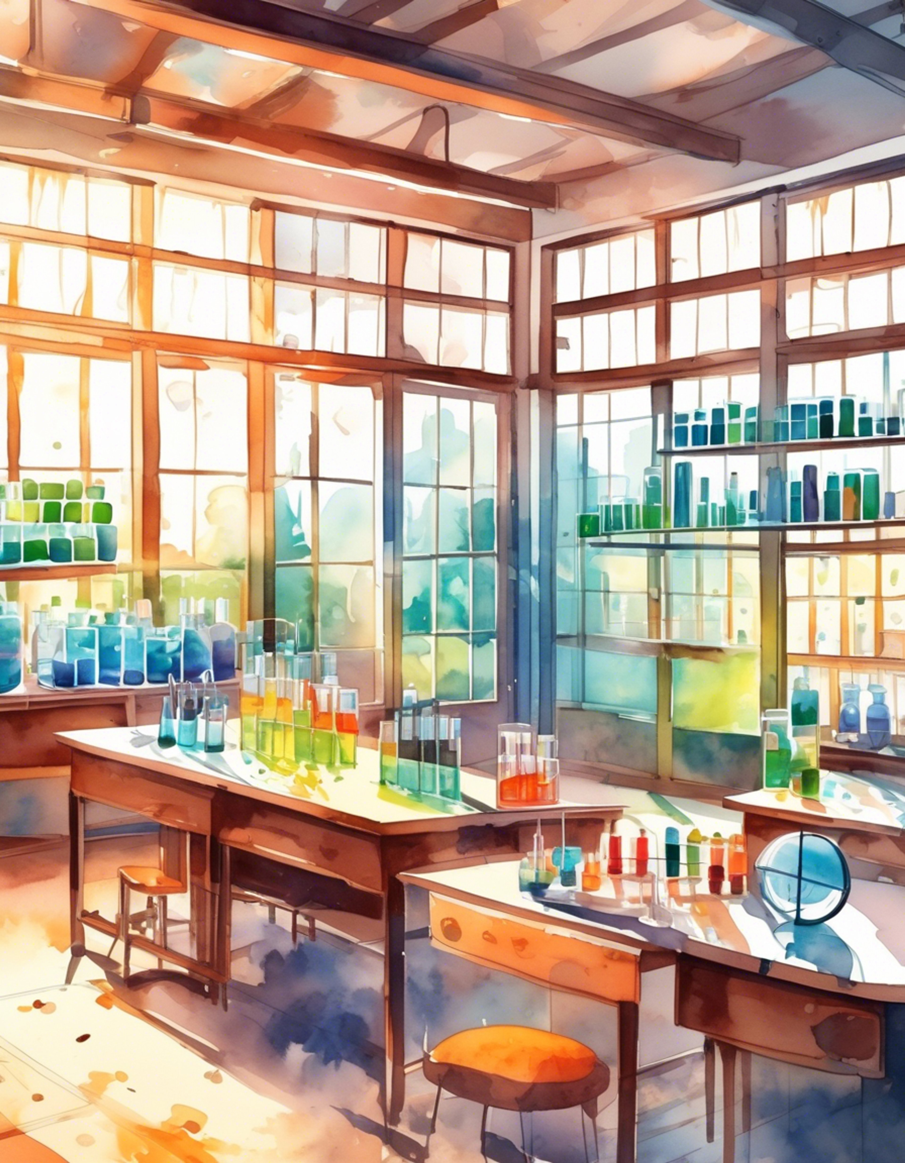 You find yourself in Youssef's science classroom after hours, helping organize lab equipment when an unexpected situation arises requiring both of your problem-solving skills. Your combined knowledge and abilities will be tested as you work together to handle the challenge. Through this shared experience, you get to see a different side of the usually stern teacher.