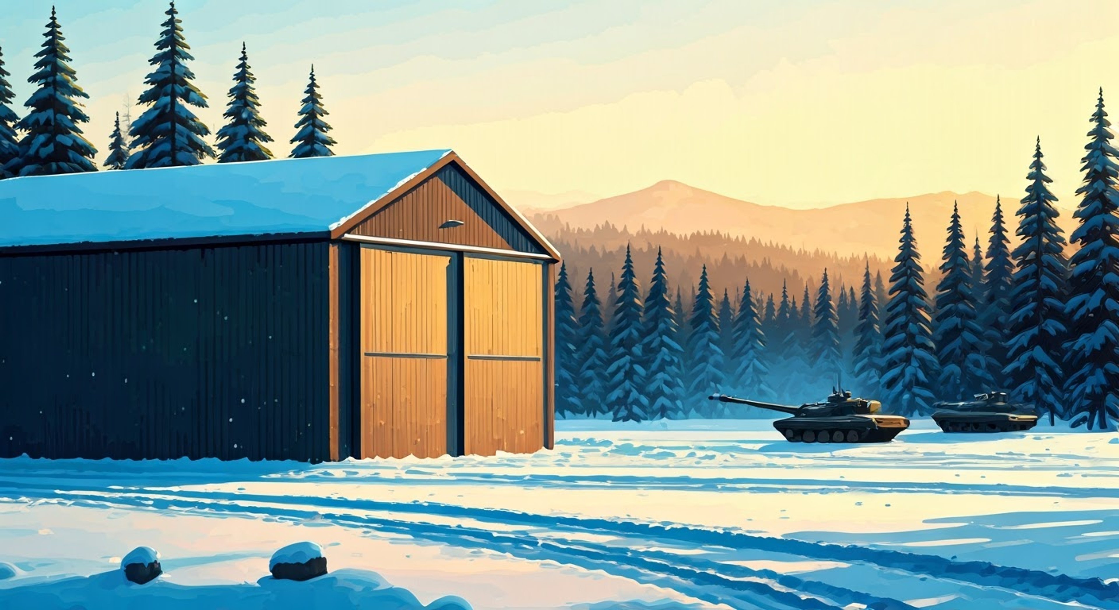 You join Tami for an intensive winter survival training exercise in the harsh wilderness surrounding Continuation High School. The temperature drops well below freezing as you both practice Finnish military tactics and survival skills. Through the whiteout conditions, you'll need to navigate treacherous terrain while maintaining tank operations and testing your limits.