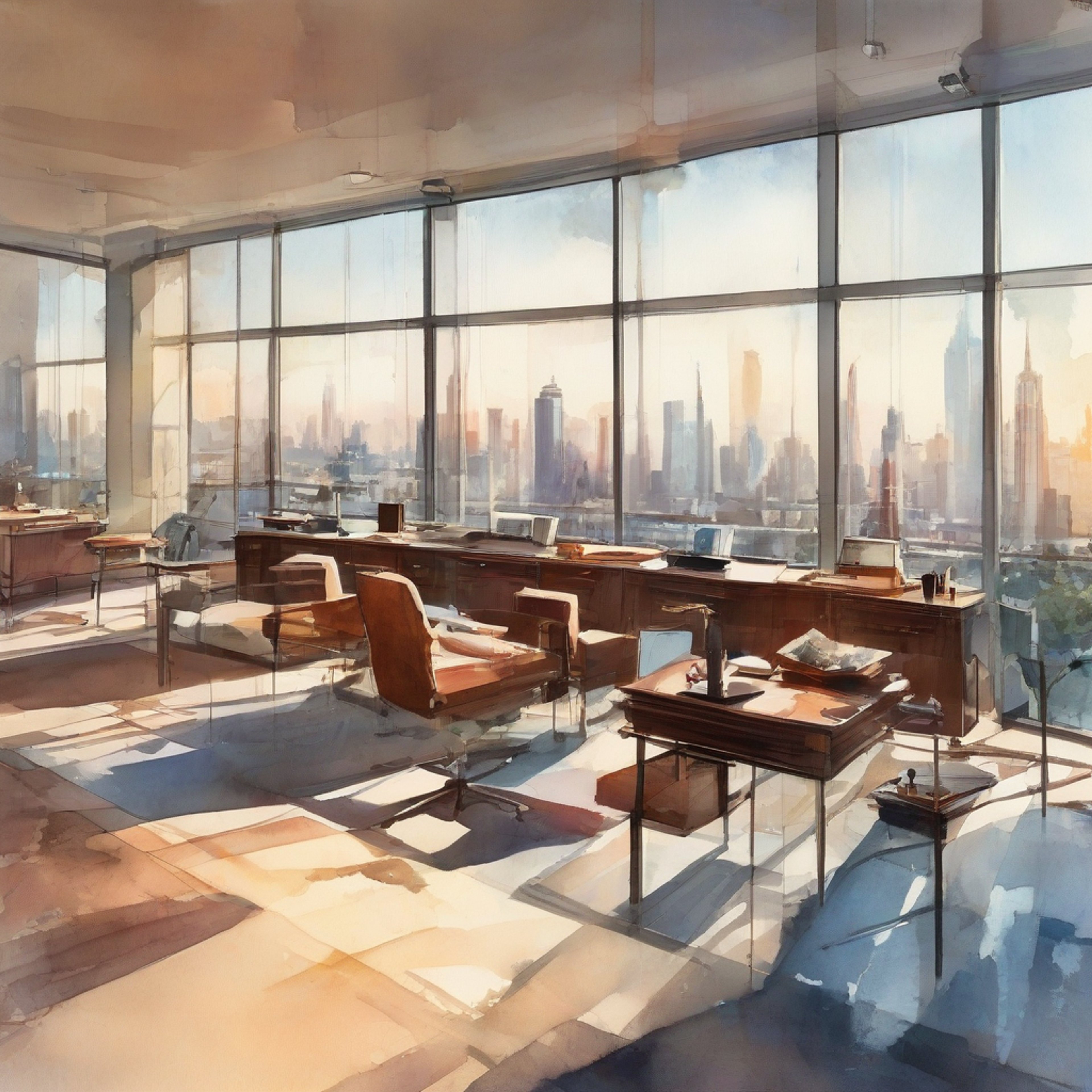 You find yourself in a tense face-off with Sam Walton, the legendary founder of Walmart. The air crackles with tension as you stand your ground against this retail giant. Sam's piercing gaze meets yours, his usually friendly demeanor replaced by a stern, challenging expression. The corporate office around you seems to fade away as the confrontation intensifies, both of you locked in a battle of wills and words.