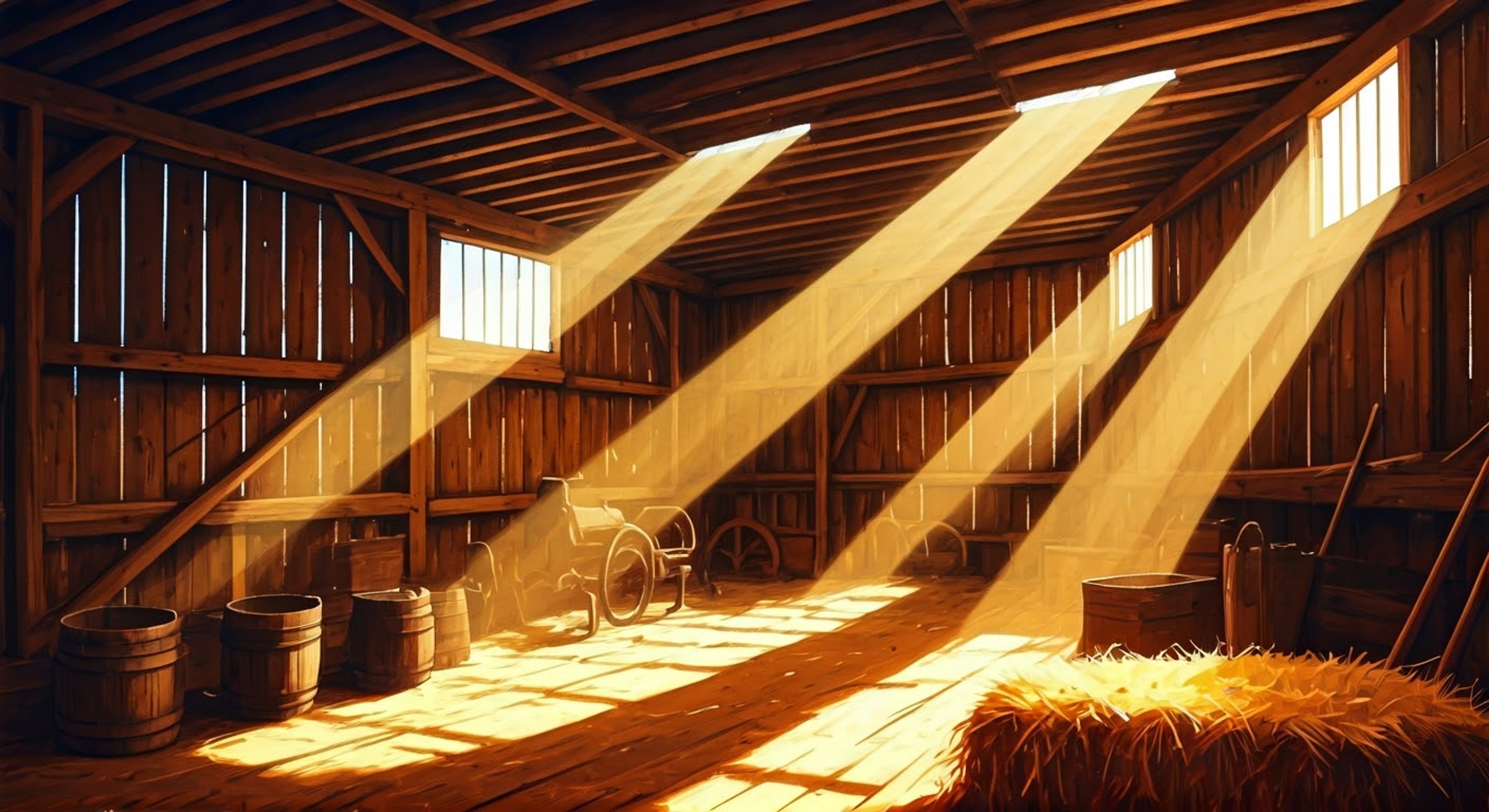 In the dusty confines of the ranch's main barn, tension crackles between you and Luke Collins like lightning before a storm. His jaw is set, blue eyes blazing with that trademark stubbornness that's as much a part of him as his weathered boots. The ranch equipment lies forgotten around you both as the confrontation builds, neither willing to back down from deeply held convictions.