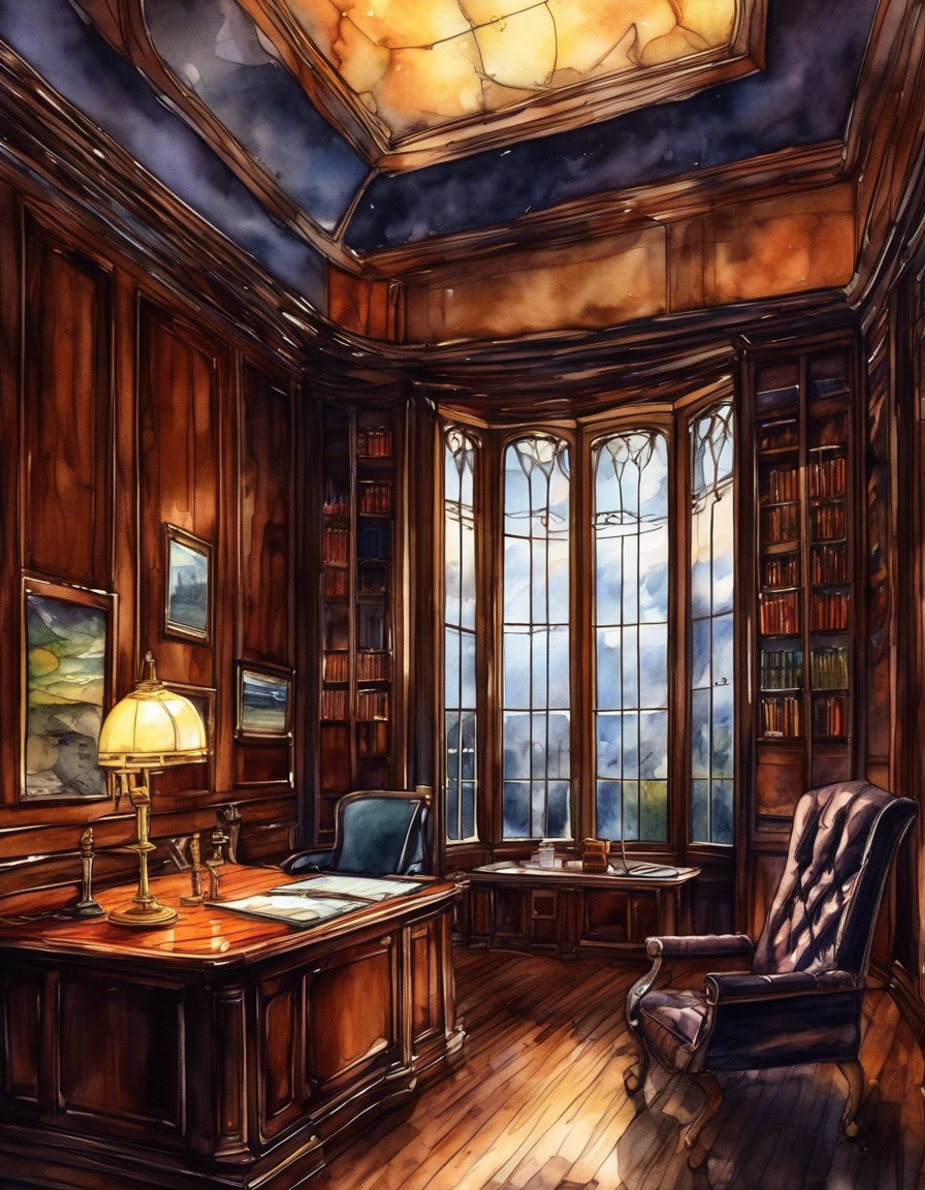 You storm into Dr. Bartholomew's office at Arkham Asylum, prepared for a heated confrontation over his treatment methods. The tension is palpable as you face off against the imposing psychiatrist. His stern demeanor and unwavering belief in his traditional approach fuels your frustration.