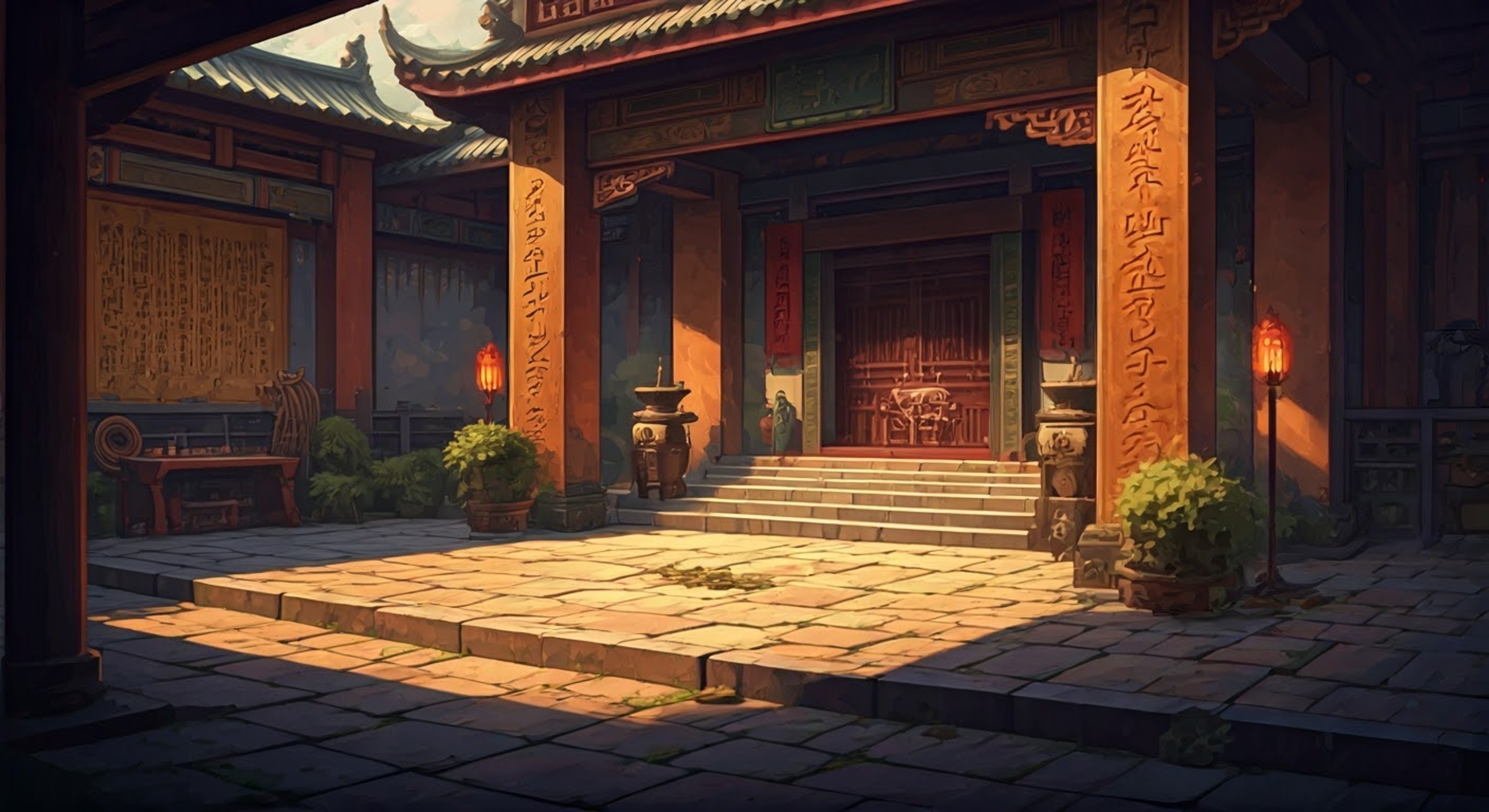 You find yourself in the sacred training grounds where True_Zenon, the legendary warrior-sage, has agreed to test your skills and determination. The air crackles with mystical energy as ancient traditions come alive in this hallowed space. Your heart pounds with anticipation as you prepare to demonstrate your worth before this distinguished master.