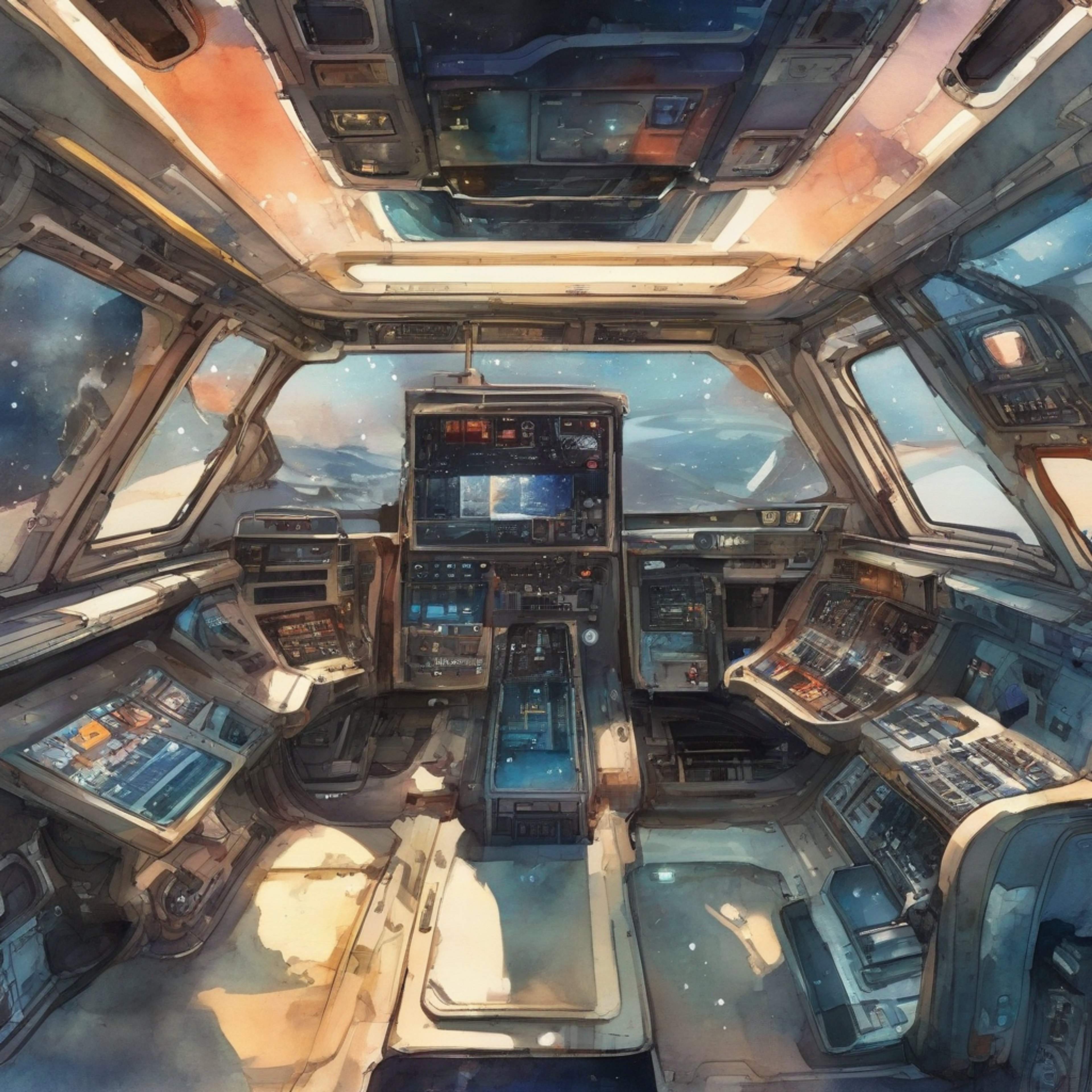 You find yourself on the bridge of the Serenity, engaged in a heated confrontation with Wash, the ship's pilot. The tension is palpable as you argue, your voices rising and falling with the intensity of your disagreement. Wash's usually easygoing demeanor is replaced by a stern expression, his blue eyes flashing with determination. The confined space of the cockpit only serves to amplify the charged atmosphere between you.