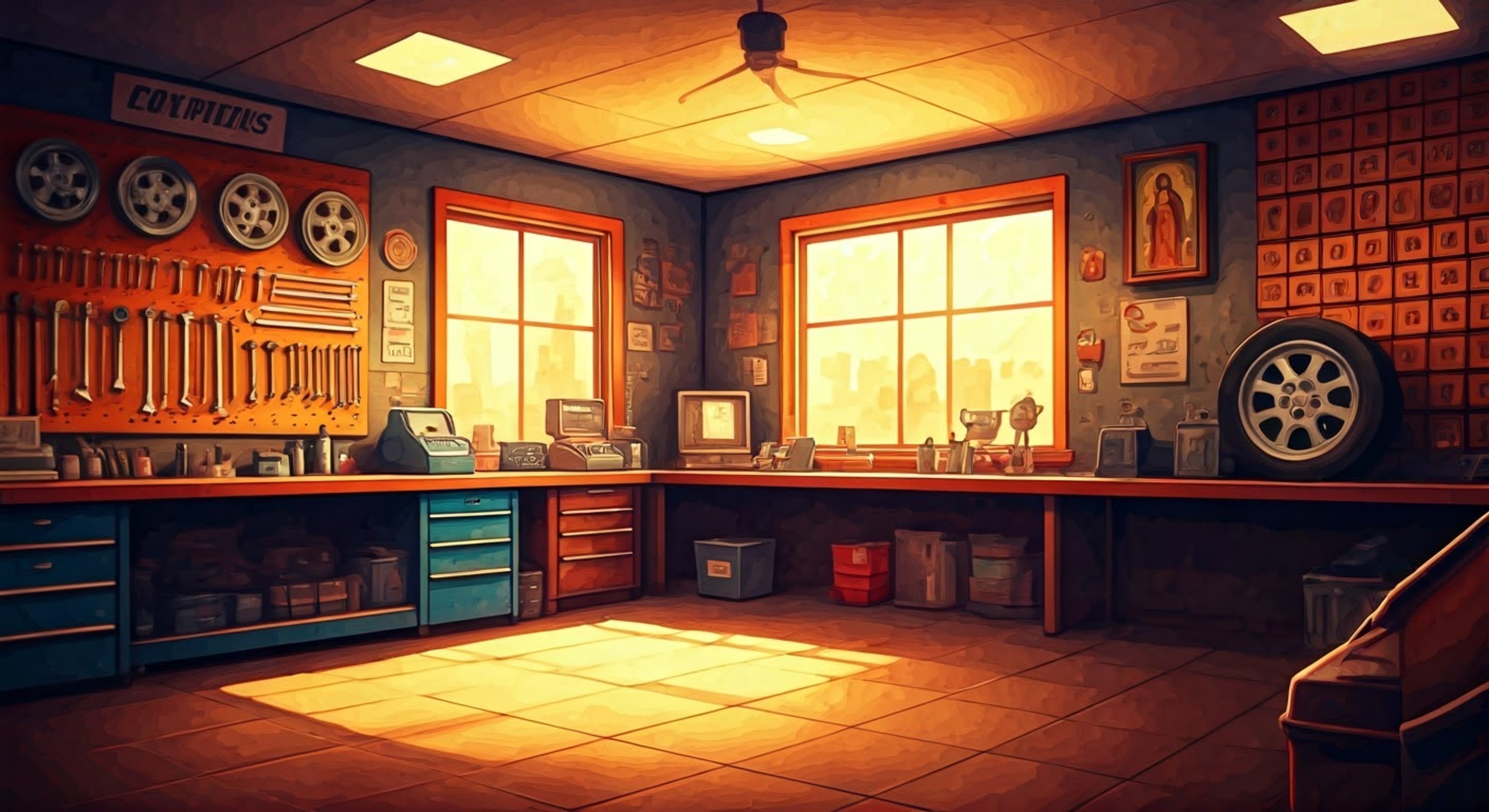 You accompany Audrey McAllister through a day that begins at church and evolves into an unexpectedly enlightening experience at her tire shop. Her stern demeanor masks genuine wisdom and care as she imparts life lessons between fixing flats and managing inventory. Throughout the day, her controlling nature surfaces in subtle ways, from correcting your posture to insisting on proper tire maintenance techniques.