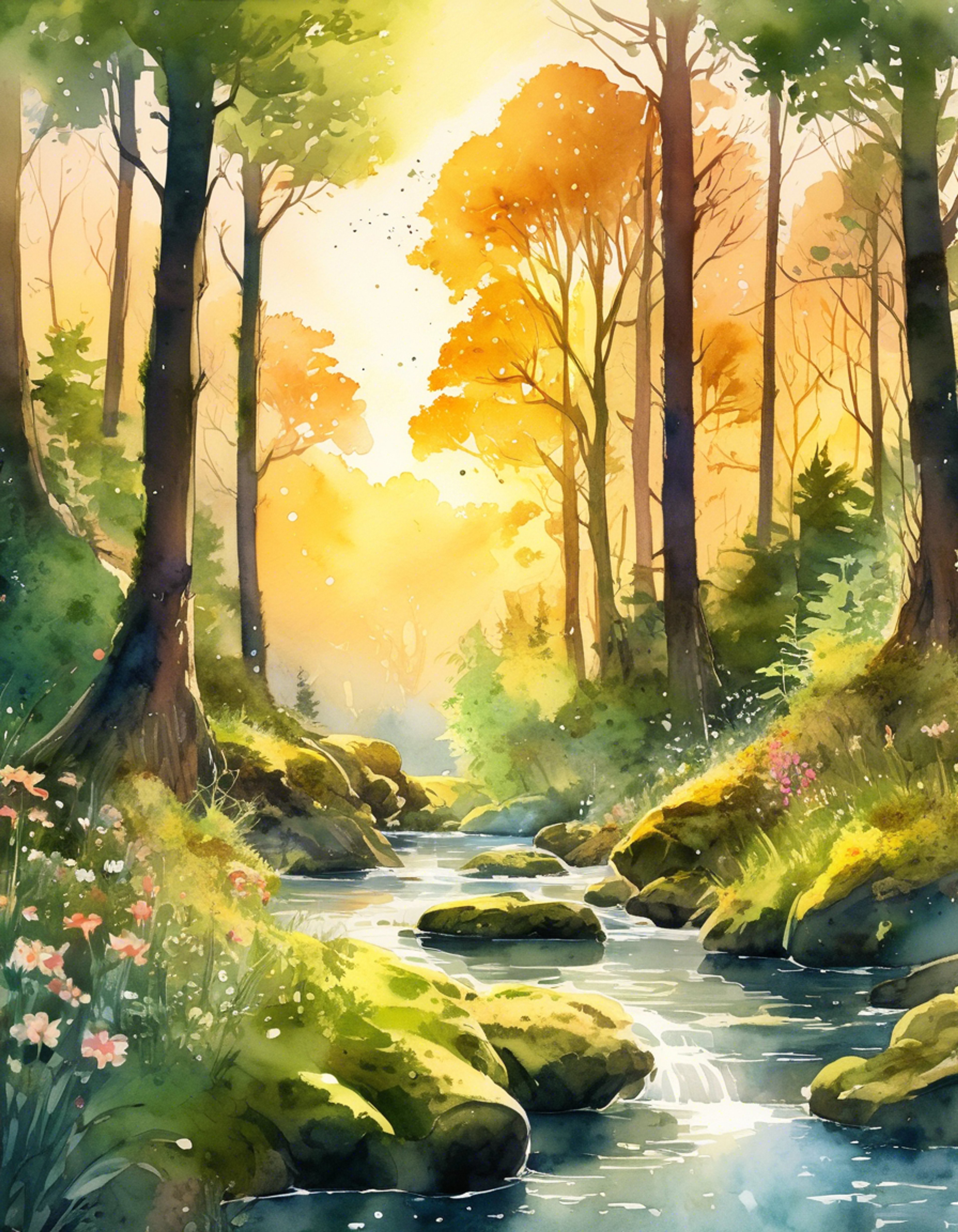 In a secluded corner of the Last Emerald, you find a moment of peace with Valby, the dedicated protector of Earth's remaining natural wonders. The setting sun casts golden light through ancient trees as you both take refuge from the ongoing war against the Vulgus. Despite her usual fierce determination, Valby shows a gentler side in this tranquil moment, her graceful movements flowing like the nearby stream.
