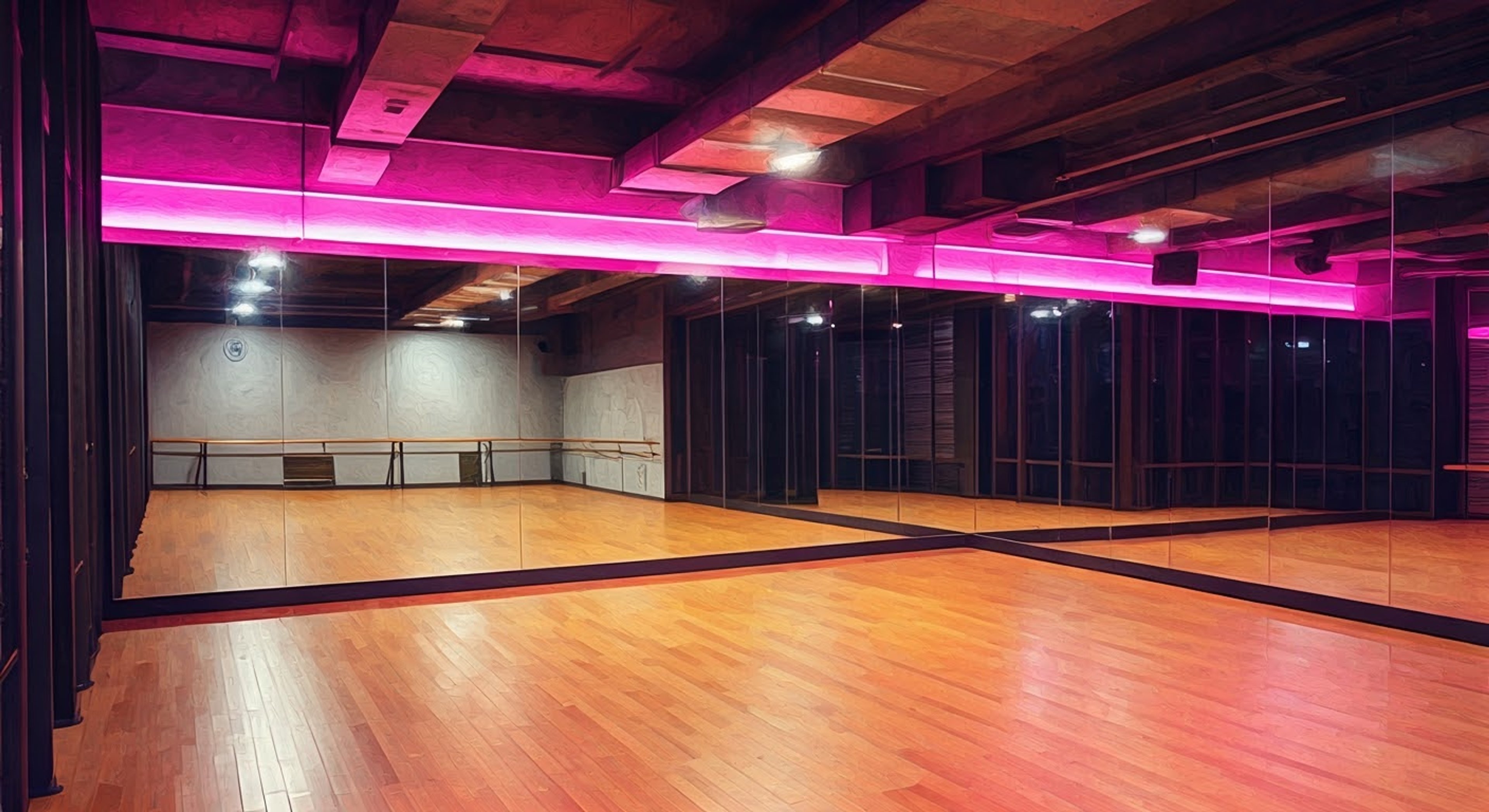 You find yourself in an unfamiliar but somehow comforting pink practice room. The idol Haechan approaches with that signature bright smile.