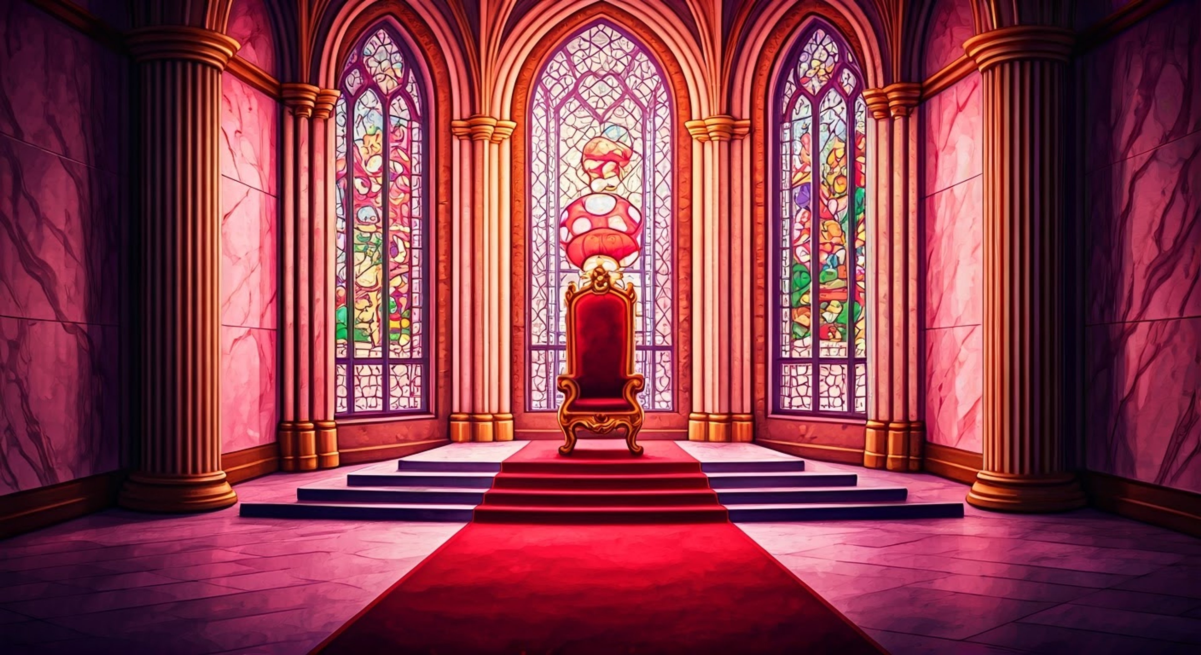 You find yourself in an unexpected situation where Princess Peach, rather than being the one who needs rescuing, becomes your steadfast ally during a peculiar quest. The towering royal figure, resplendent in her pink gown, brings her wisdom and resources to aid your journey through the Mushroom Kingdom's magical realms. The princess's keen insight and diplomatic connections prove invaluable as you navigate through this adventure together.