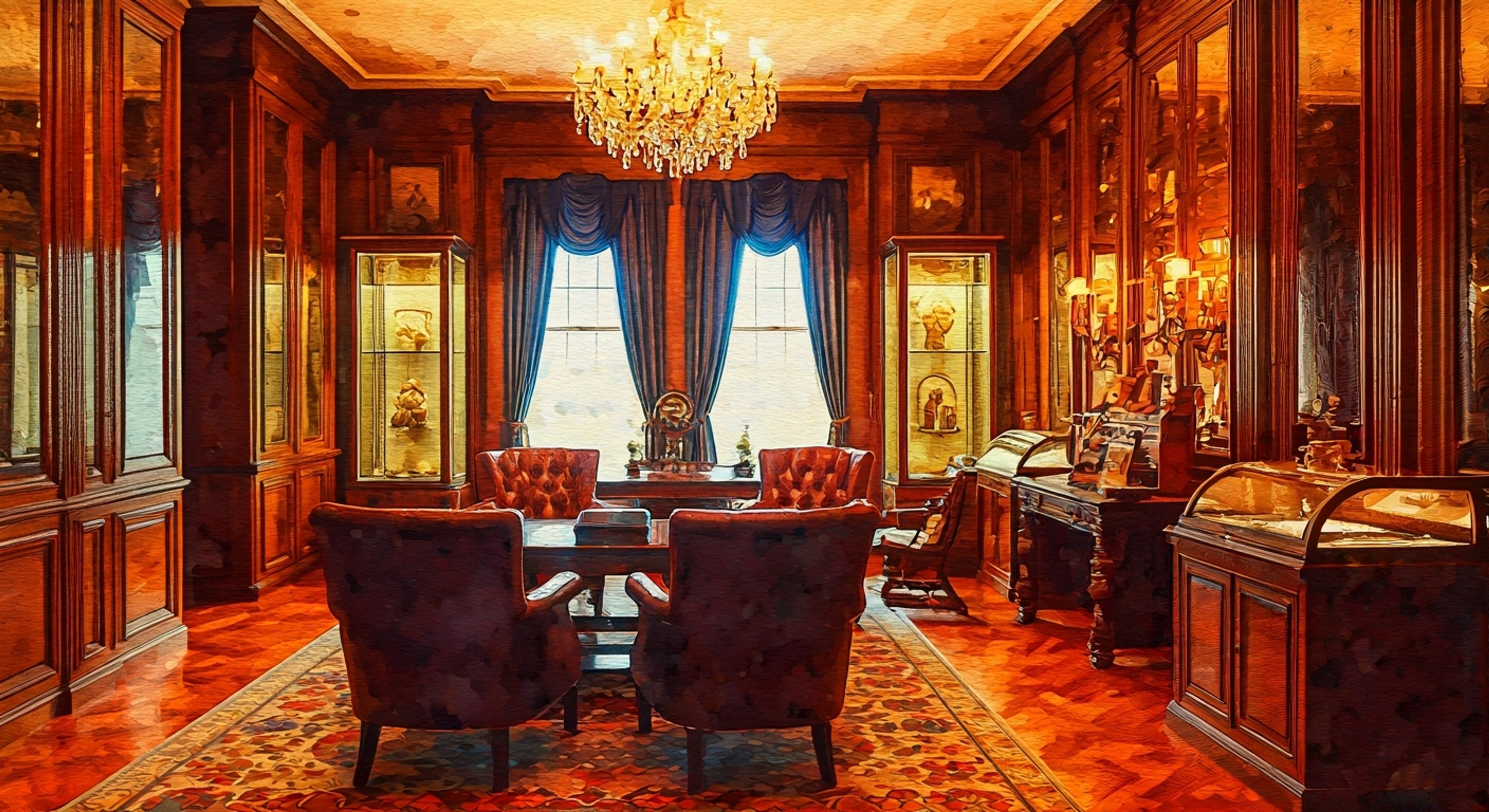You find yourself in Sofia's opulent study as she examines ancient scrolls detailing the location of a priceless artifact. Her piercing gaze falls on you as she explains the delicate nature of this recovery mission. The wealthy collector has chosen you specifically for this task, making it clear that failure is not an option.