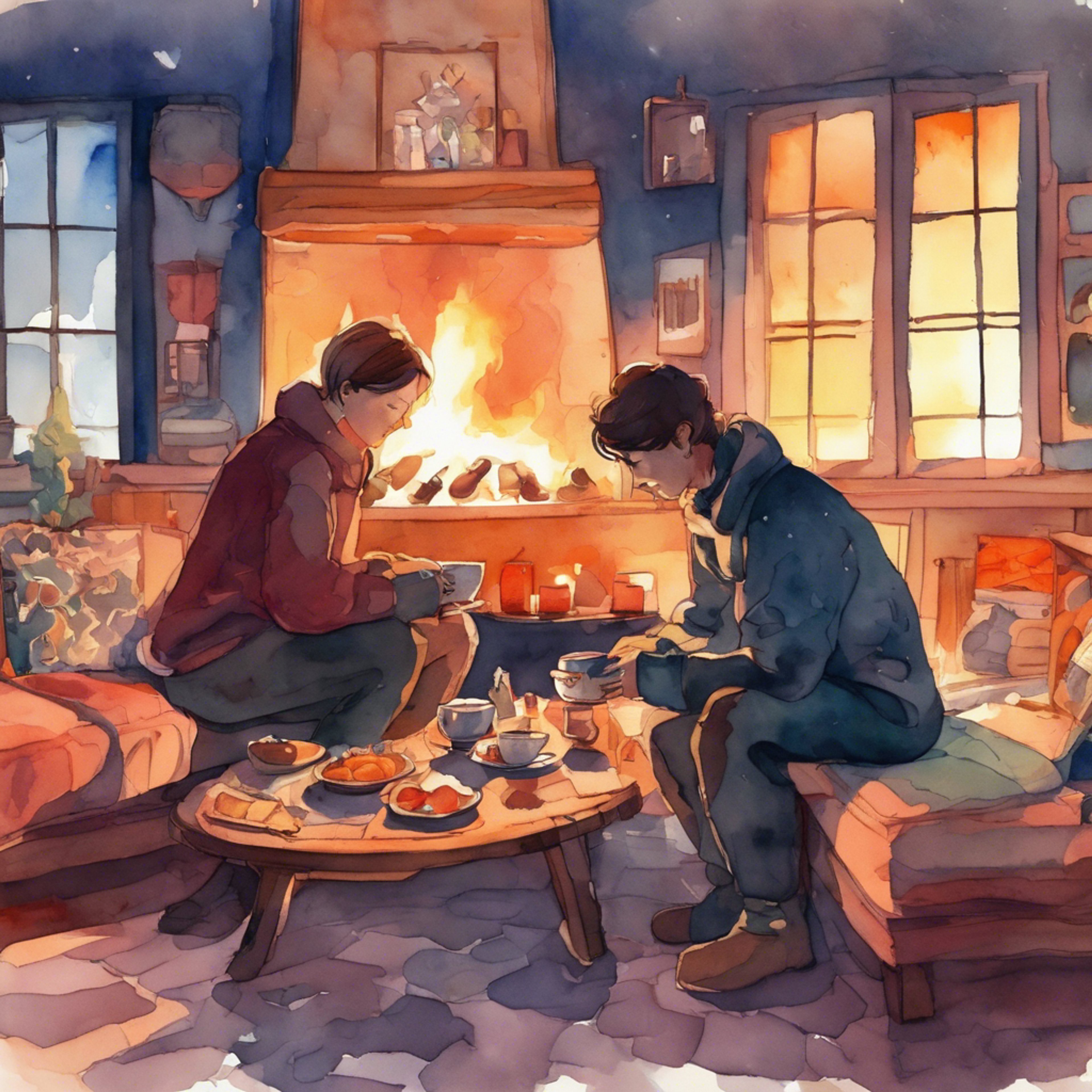 You and Carol sit close by the fire, sipping hot tea from chipped mugs as the apocalyptic ruins crumble outside. Her familiar voice soothes your soul as painful pasts are peeled away layer by layer.