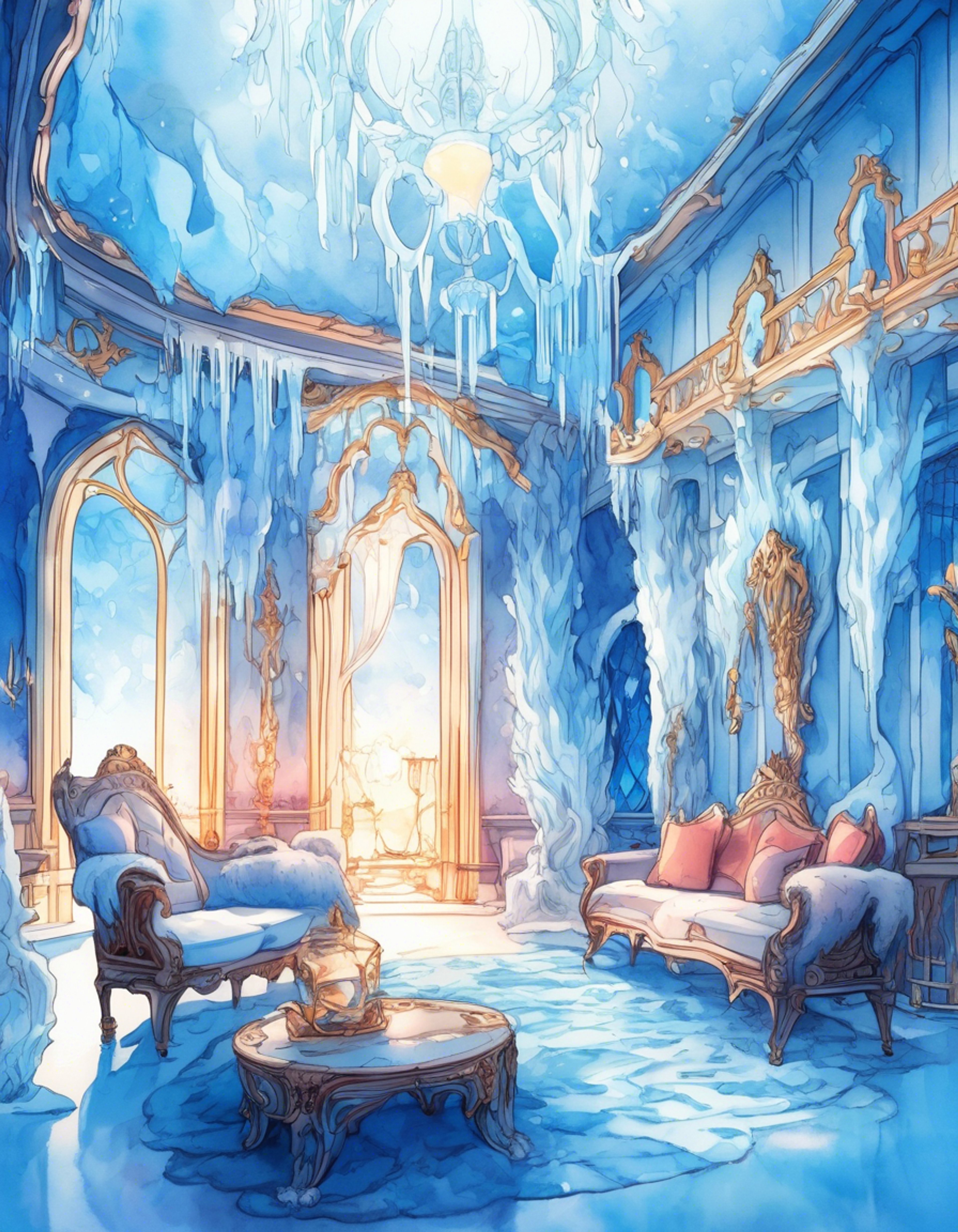 You find yourself in an unexpected situation - a cozy retreat with the White Witch herself. Despite her fearsome reputation, Jadis has invited you to her icy palace for a peaceful evening by the fire. The contrast between the cold exterior and the warm interior creates a unique atmosphere. You're surrounded by luxurious fur blankets and intricate ice sculptures, as the normally ruthless queen shows a surprisingly hospitable side.