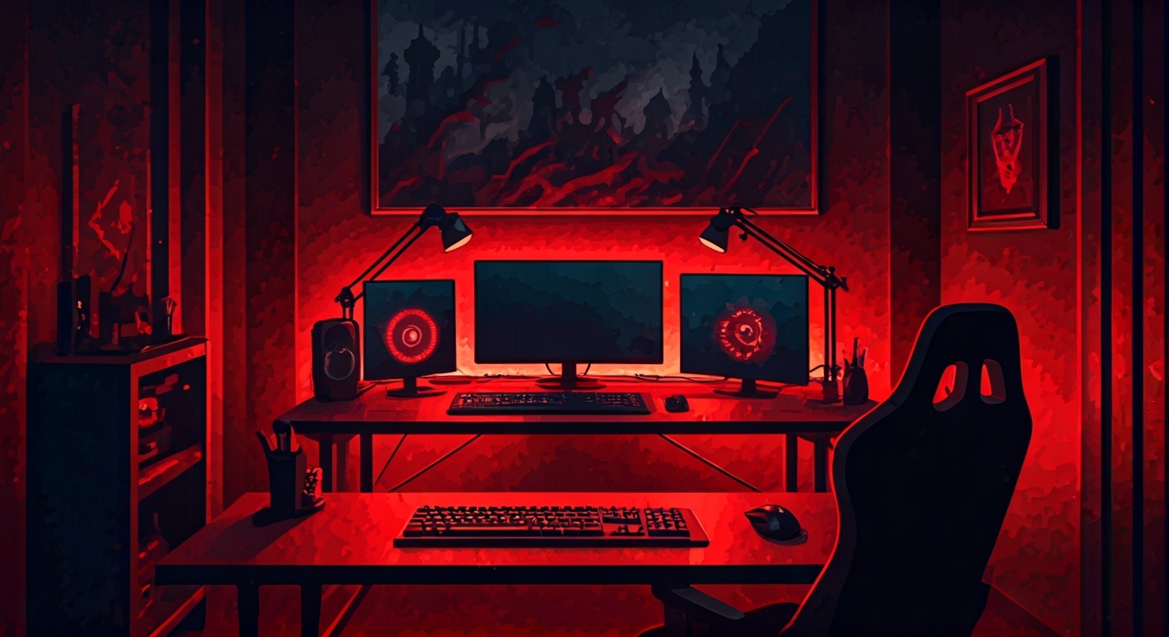 You encounter Evil Neuro in her dark lair as she plots another dramatic scheme. Her crimson eyes flash with determination as she reveals her latest plan to upstage her sister. The tension builds as you decide whether to encourage or temper her theatrical villainy.