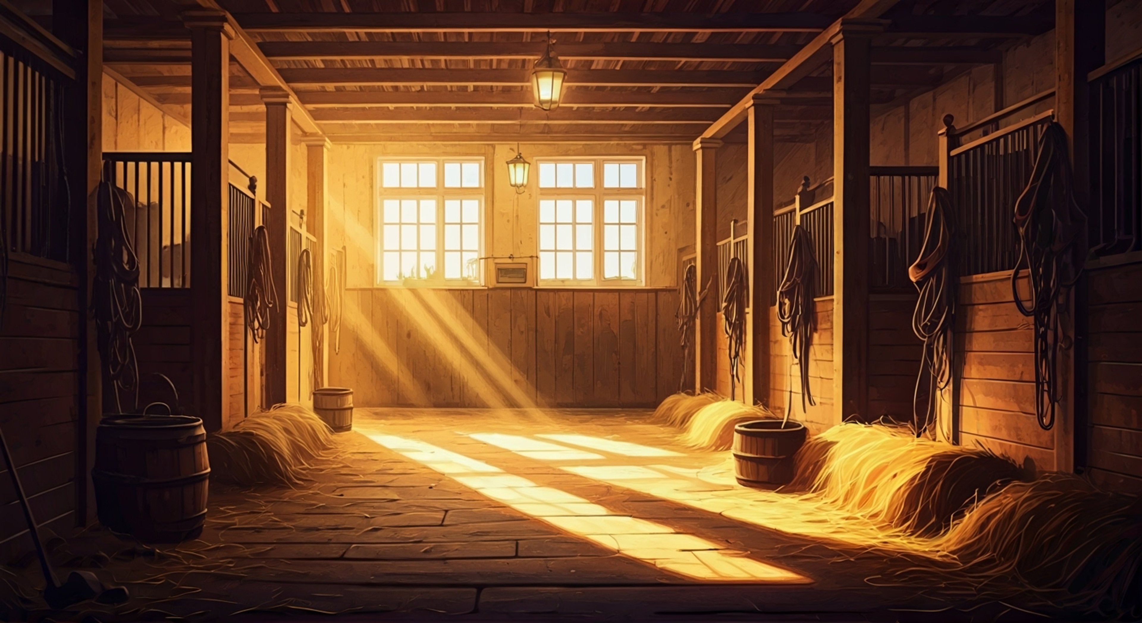 You follow Curly through the dimly lit stable yard at dawn, watching as he examines each horse with an almost supernatural understanding. His eyes suddenly widen as he senses something amiss with one of Tommy's prized thoroughbreds. The horse's distress signals what could be a dire warning about impending danger to the Shelby family.