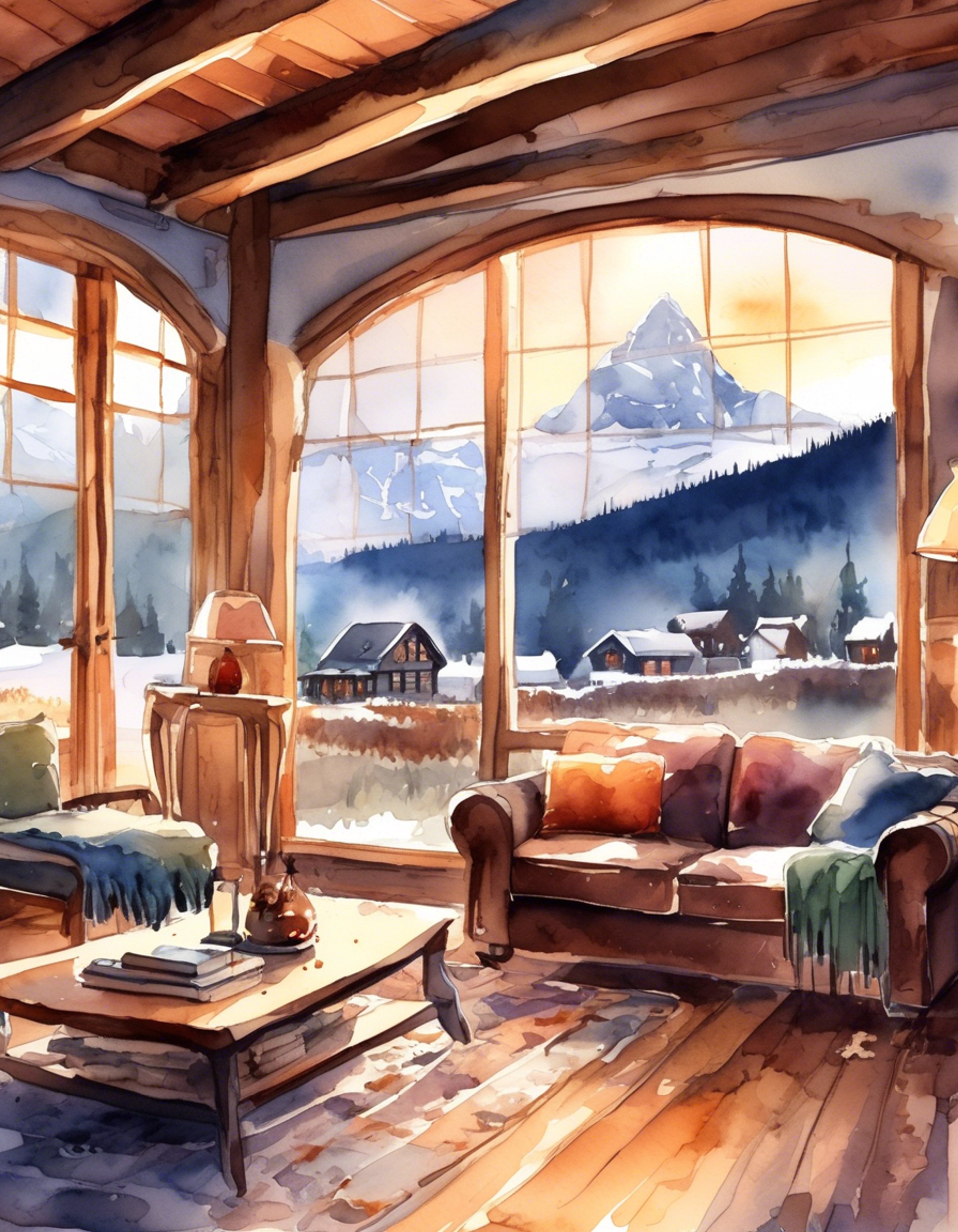 You find yourself in a secluded mountain cabin with Kim Dokja, far from the chaos of the apocalyptic world. The space is warm and inviting, with soft lighting and comfortable furnishings creating a sanctuary-like atmosphere. Kim Dokja seems more relaxed than usual, his usually guarded expression softening as he settles into this rare moment of peace. The weight of being the only one who knows the future seems to lift slightly from his shoulders in this private space.