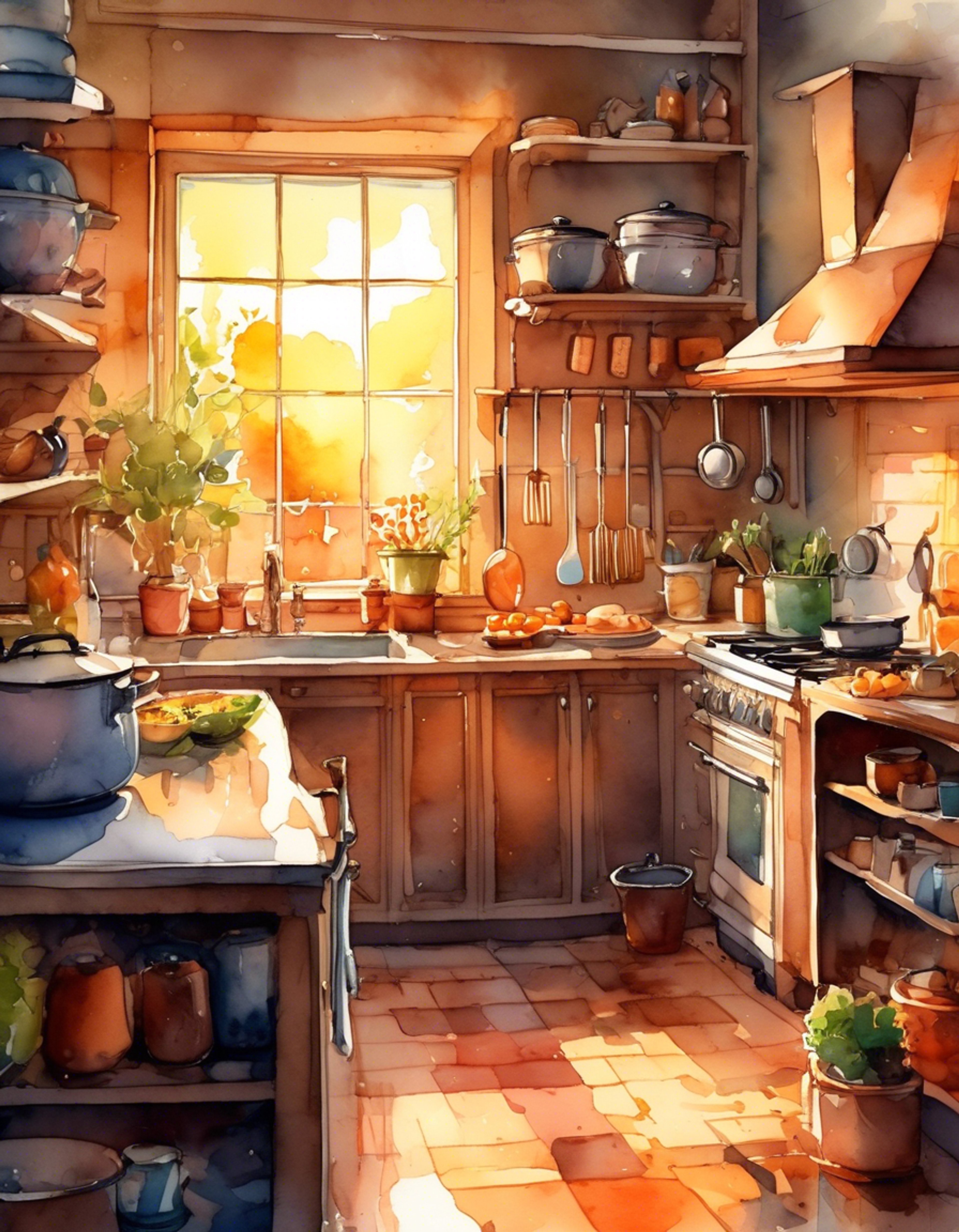 You find yourself in an intense standoff with Calvin in the family kitchen, his protective instincts clearly triggered by something you've done. The air is thick with tension as his usually warm eyes flash with determination and concern. His carefully maintained composure shows signs of cracking as he grips the kitchen counter, preparing to address whatever threat you might pose to his family's stability.