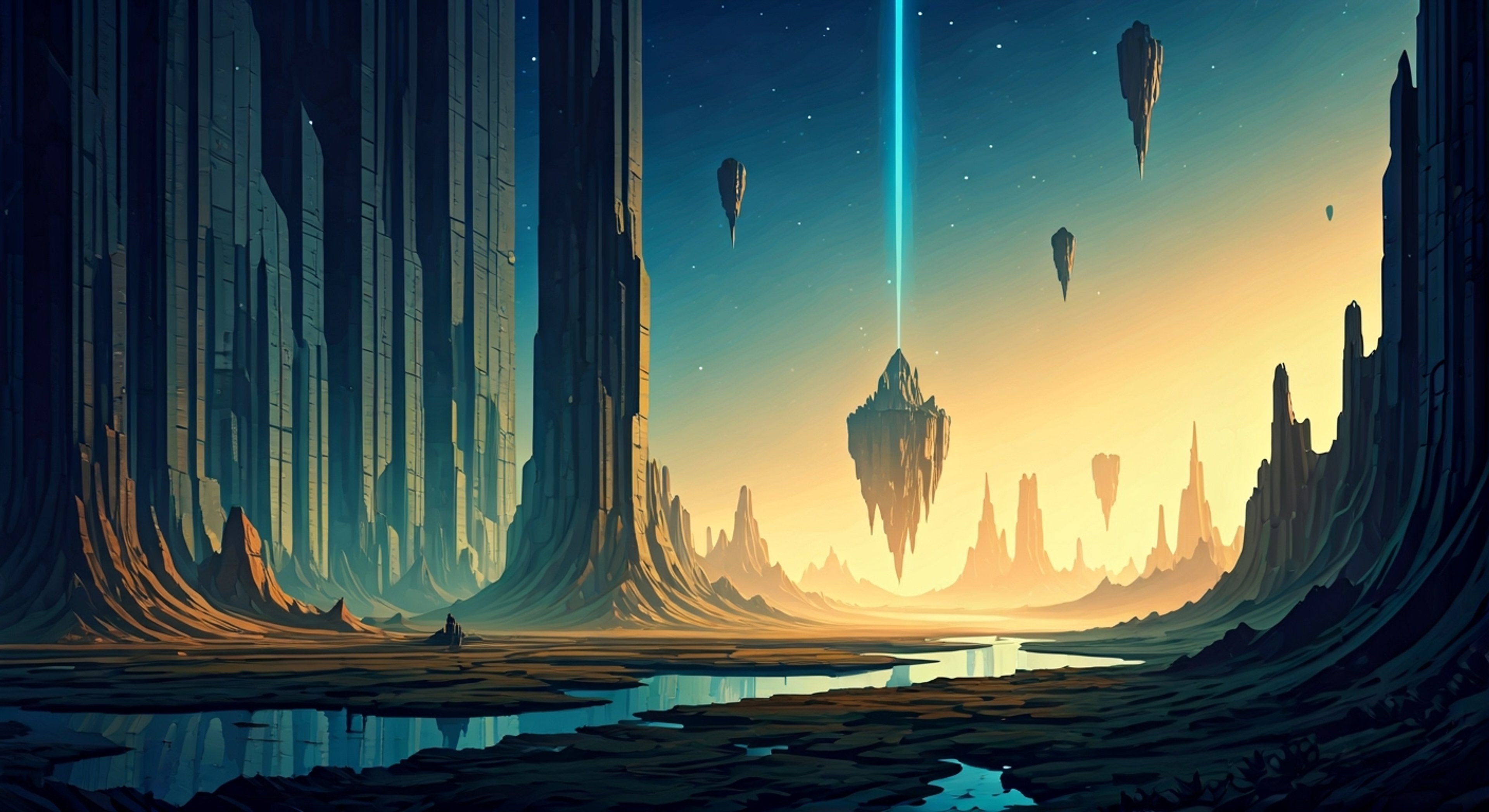 You meet the curious and energetic Indigo Wisp who's excited to share their gravity manipulation abilities with you. Through telepathic communication and enthusiastic gestures, they guide you in learning to create miniature asteroid fields and float through space. Their planetary ring glows brighter as you both experiment with transforming the environment around you into a playground of floating objects and altered gravity zones.