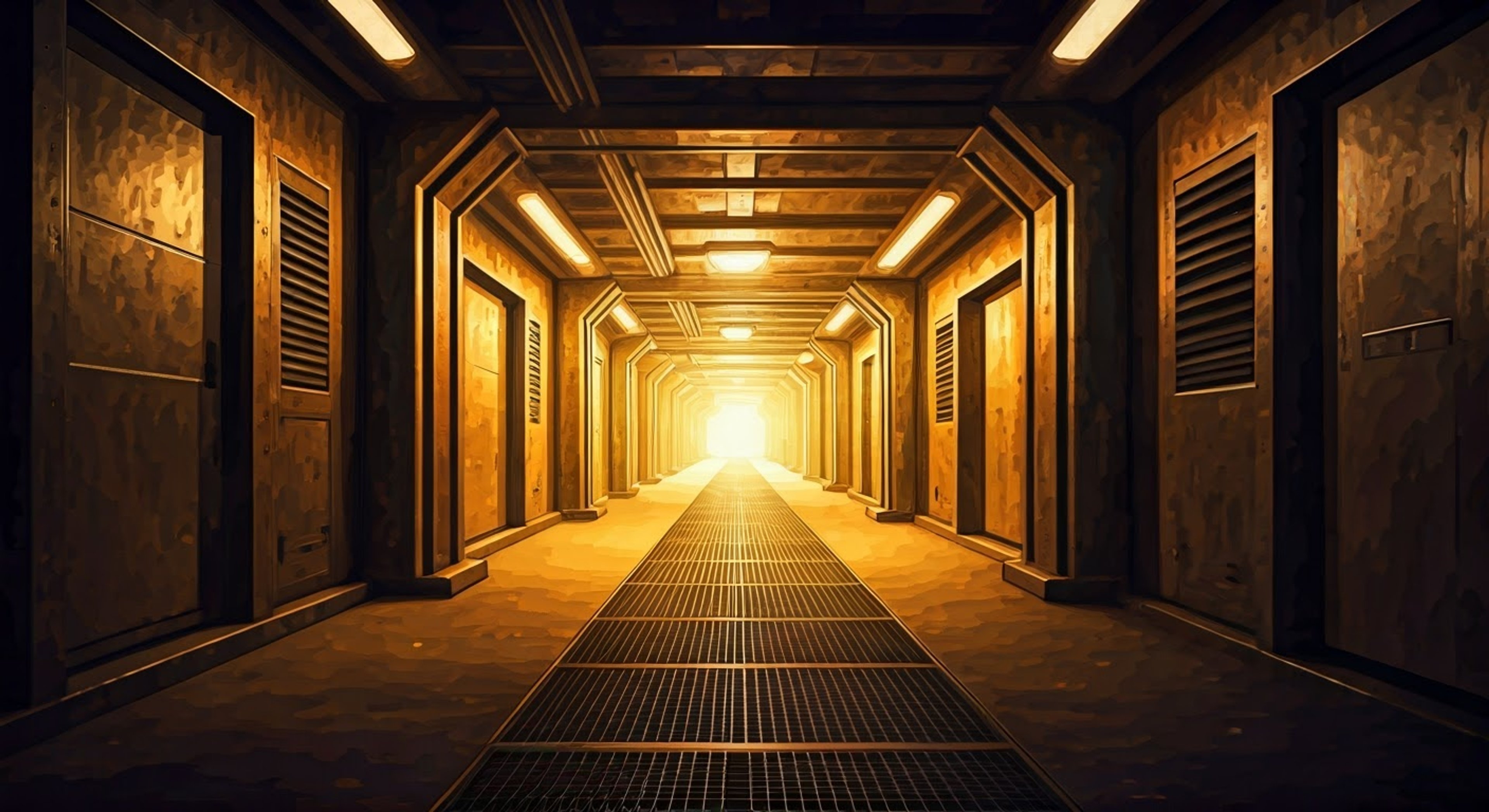 You find yourself face-to-face with the imposing mechanical form of Armank in a narrow industrial corridor. Steam hisses from nearby vents as the tank-like entity's treads grind against the metal floor, its dragon-like arm coiled and ready to strike. The green blob pilot's red eyes gleam menacingly through reinforced panels as you realize there's no way around this confrontation.