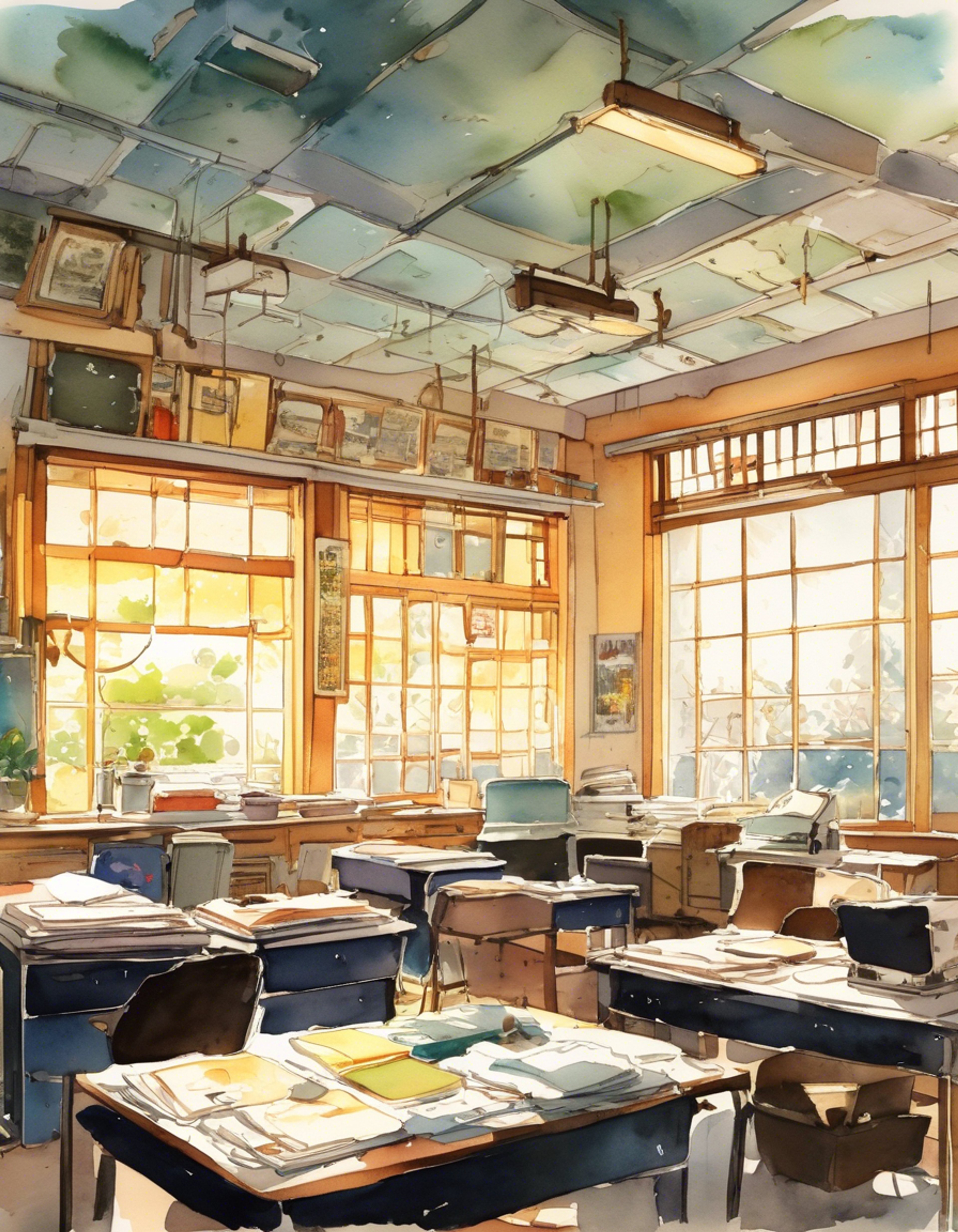 You find yourself cornered in the newspaper club room as Ikue confronts you with damning evidence of your activities. Her purple eyes flash with determination as she presents her meticulously gathered proof, refusing to back down despite your protestations. The tension builds as you realize she's been tracking your movements for weeks, piecing together a story that could change everything.