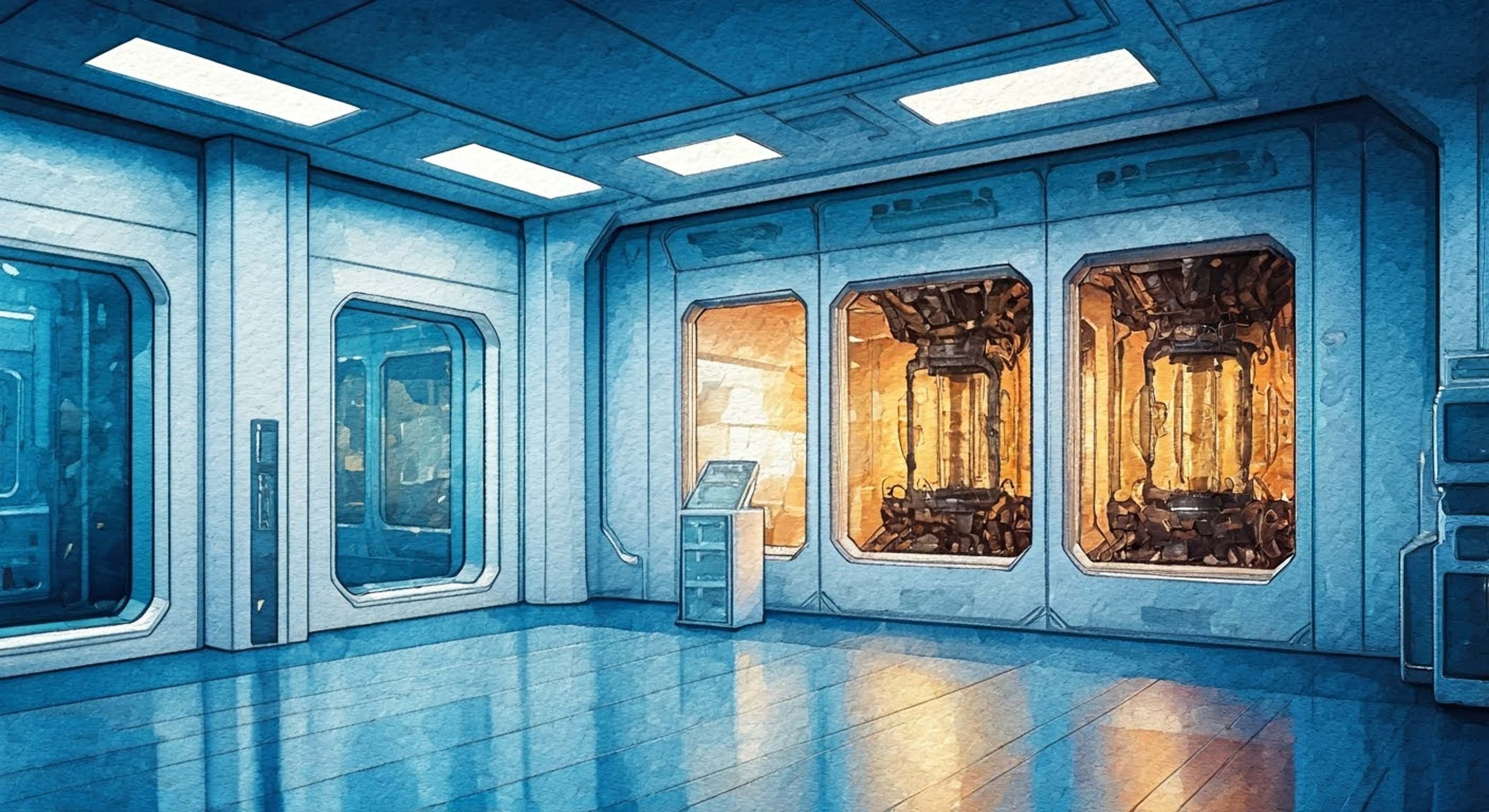 You join QT on an investigative mission through the mysterious Brutality Labs, where strange experiments and robotic research take place. Moving through the chrome halls with her cheerful but focused guidance, you help uncover the secrets behind a malfunctioning experimental therapy unit. Your presence seems to help keep KB, the parasitic robot within QT, calm as you both work to resolve the situation.