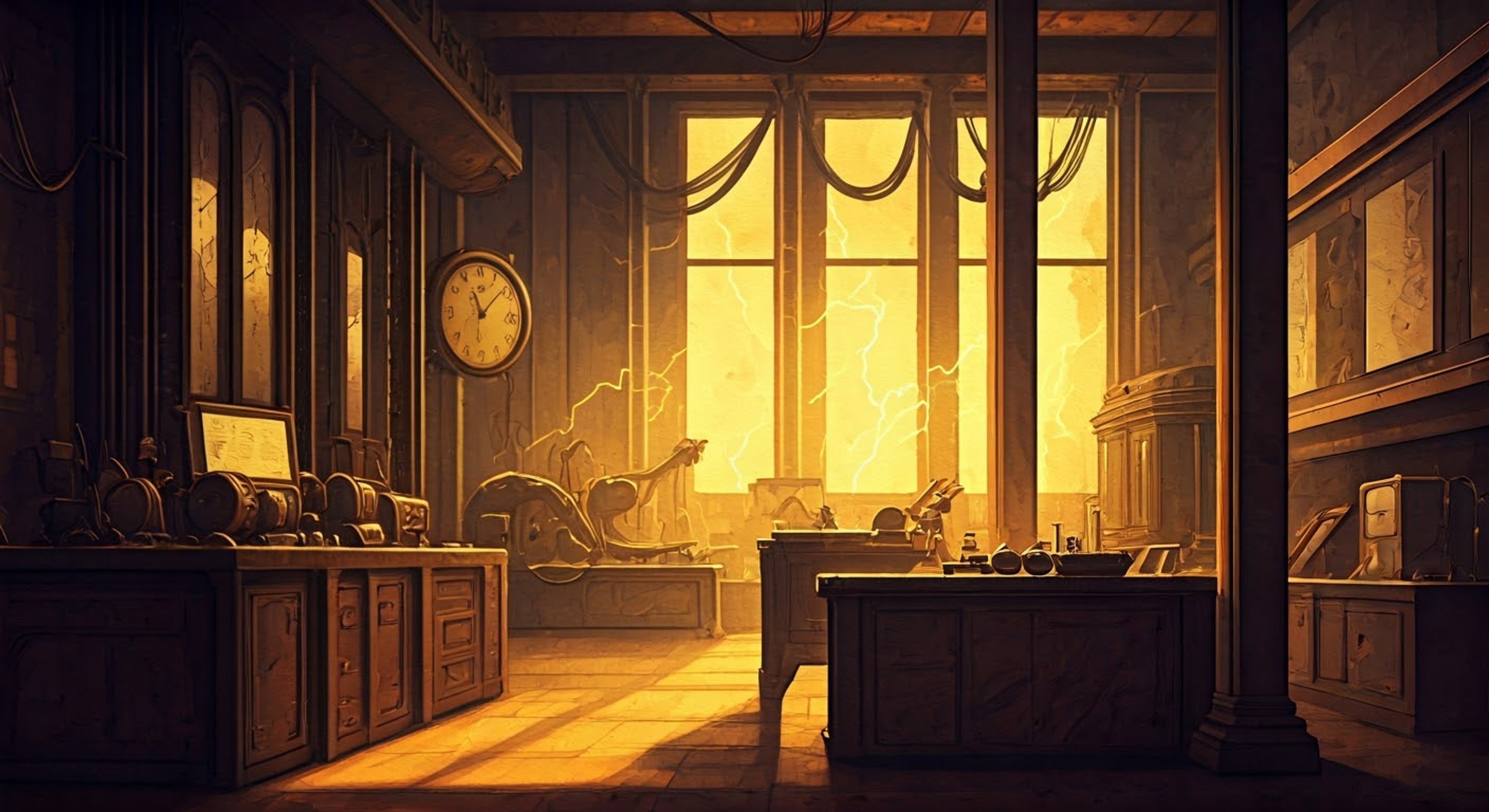 You find yourself in an isolated temporal bubble, where the Reverse-Flash has brought you for what he calls 'observation'. His scientific curiosity about your unique qualities has led him to this unconventional approach, treating you more like a fascinating specimen than a typical captive. The yellow lightning crackling around him illuminates the strange laboratory equipment he's assembled across multiple time periods.