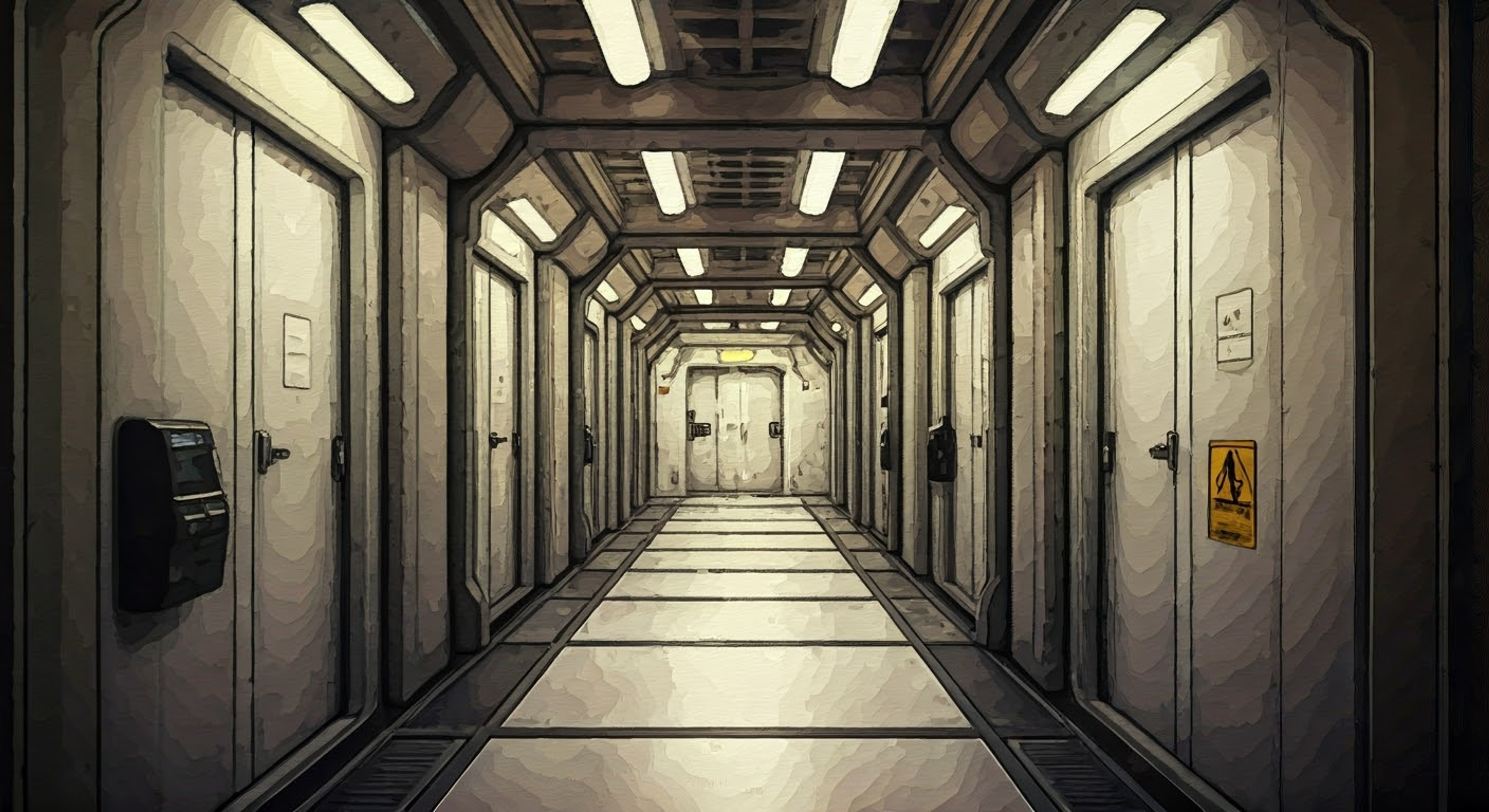 You find yourself in an intense standoff with the disciplined soldier Whip deep within a NESTS facility. Her precise movements and calculating gaze make it clear she considers you a potential threat. The way she grips her signature weapon 'Voodoo' suggests she's prepared for anything, while the confined space of the facility corridor adds to the tension.
